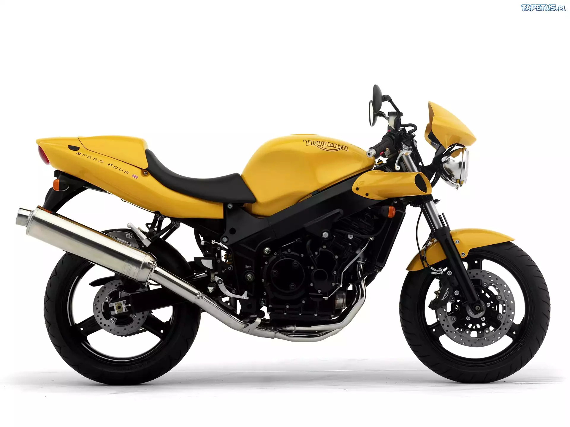 Triumph Speed Four, Czarny, Blok, Silnika