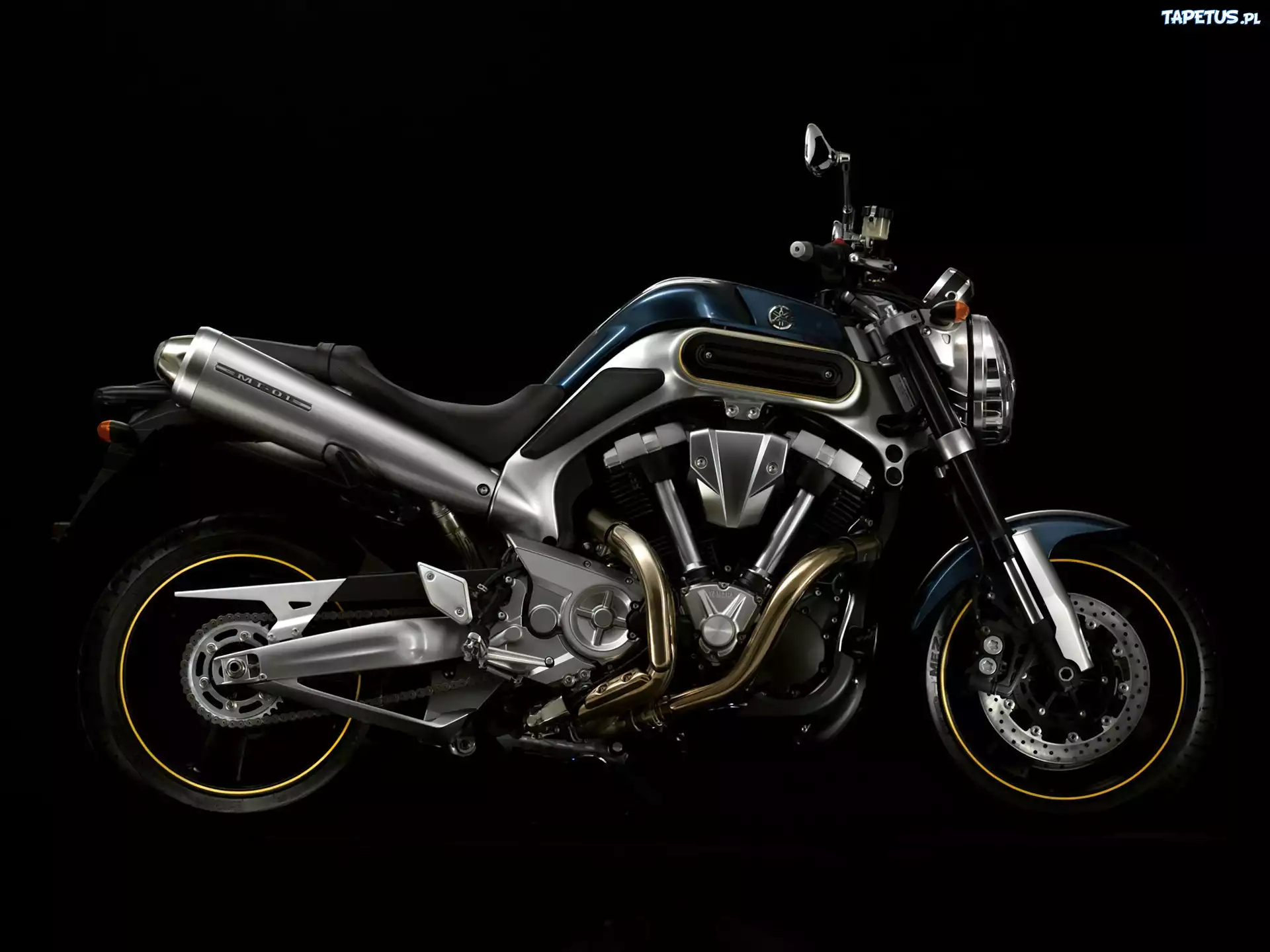 Yamaha MT-01, Silnik, Układ V