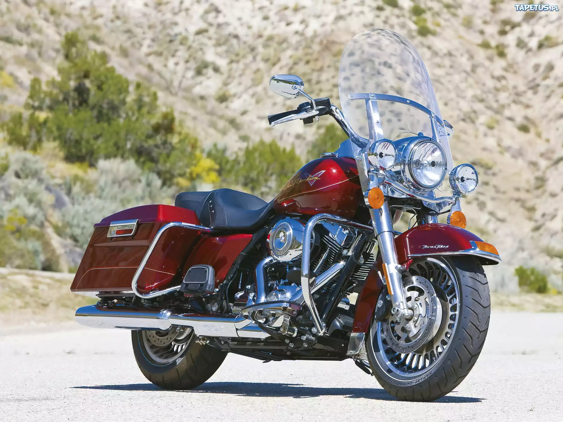 Harley Davidson Road King, Szyba