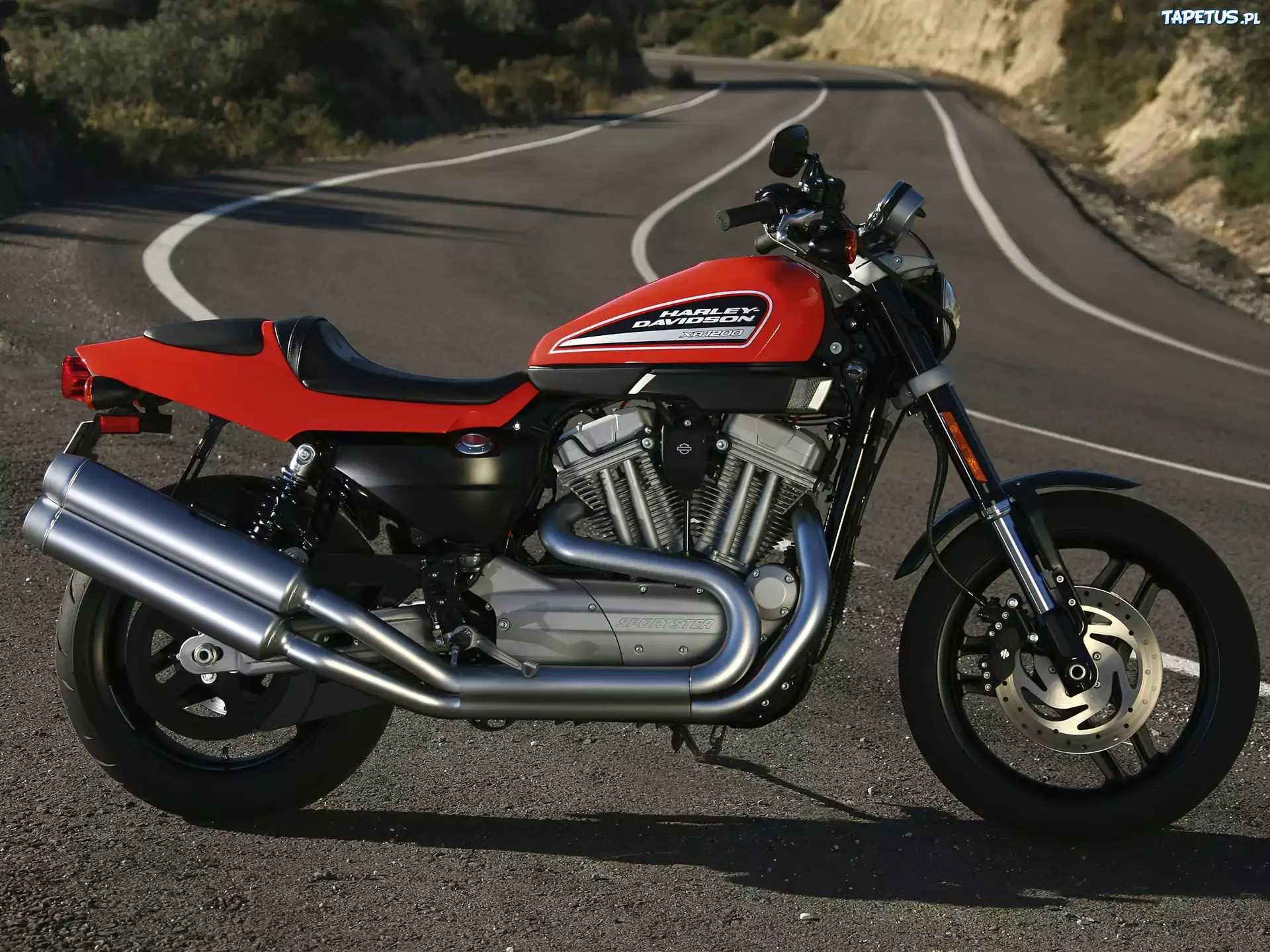 Czerwony, Bak, Harley Davidson XR1200, Lagi