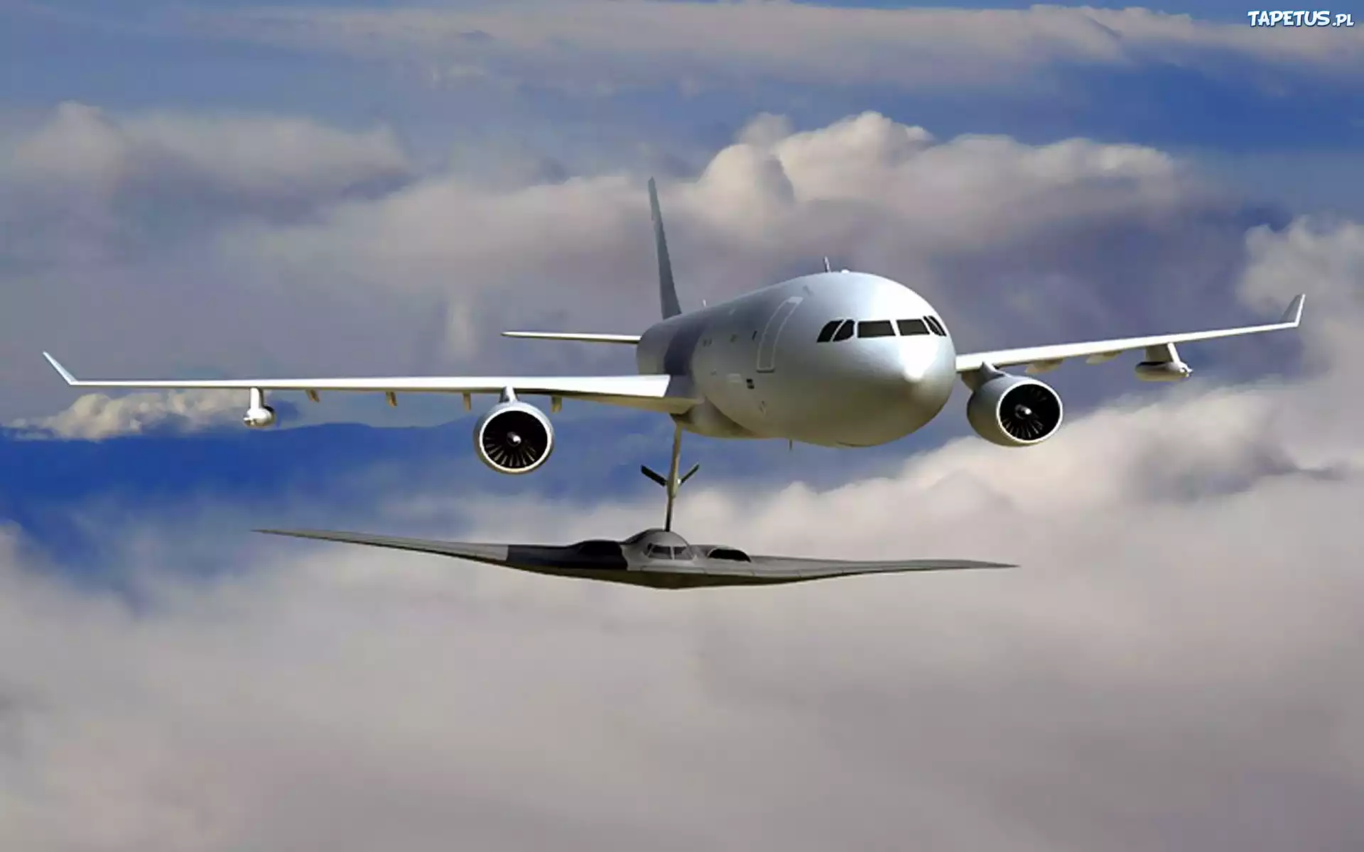 Airbus A330 MRTT, Tankowanie, Odrzutowiec, B-2