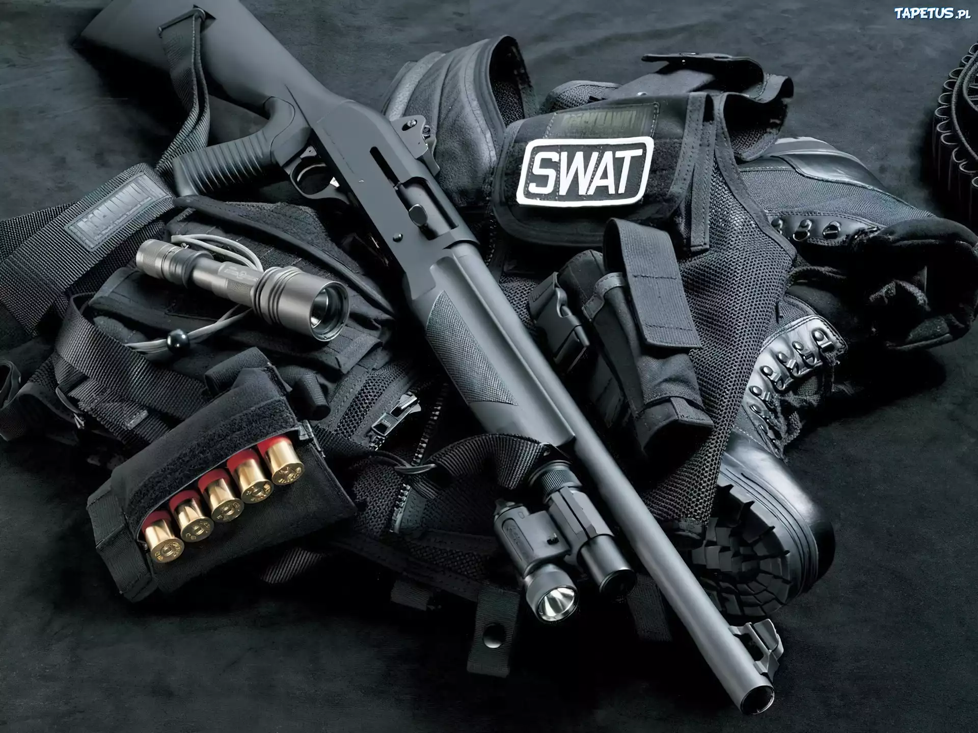 Shotgun, Ekwipunek, Grupa, SWAT