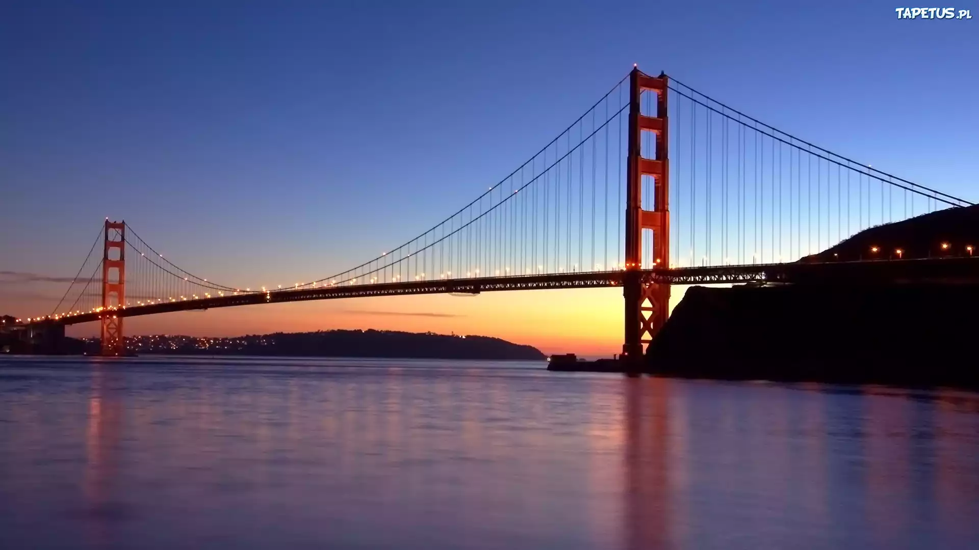 San Francisco, Wiszący, Most, Golden Gate
