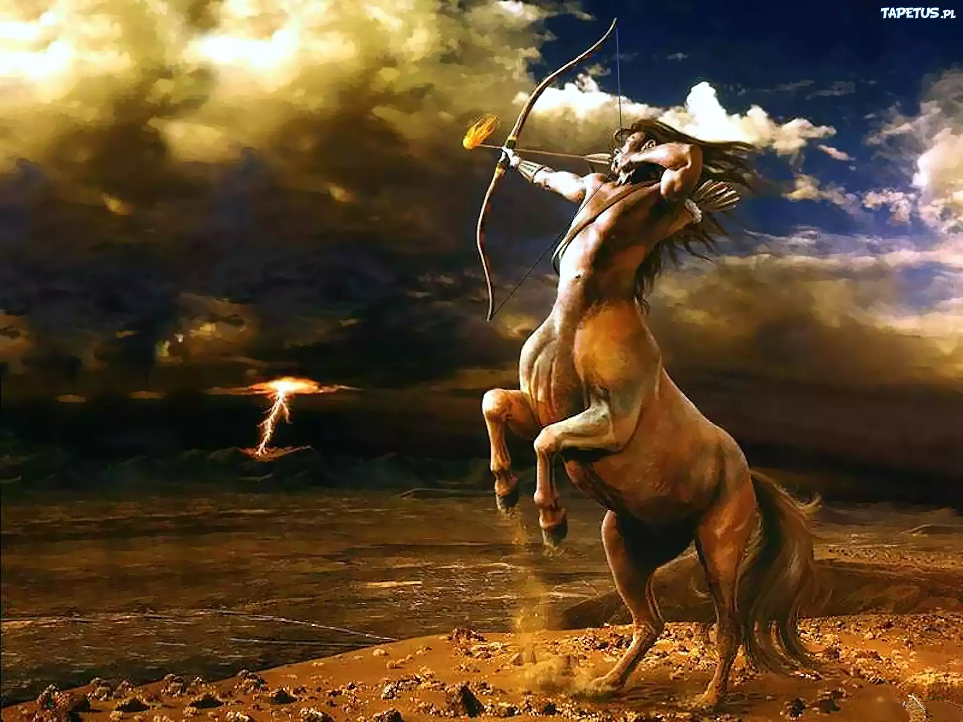 Grafika, Centaur, Łuk, Błyskawica