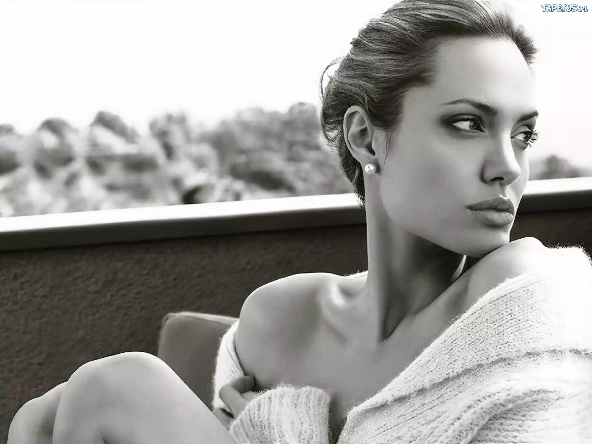 Angelina Jolie, sweter