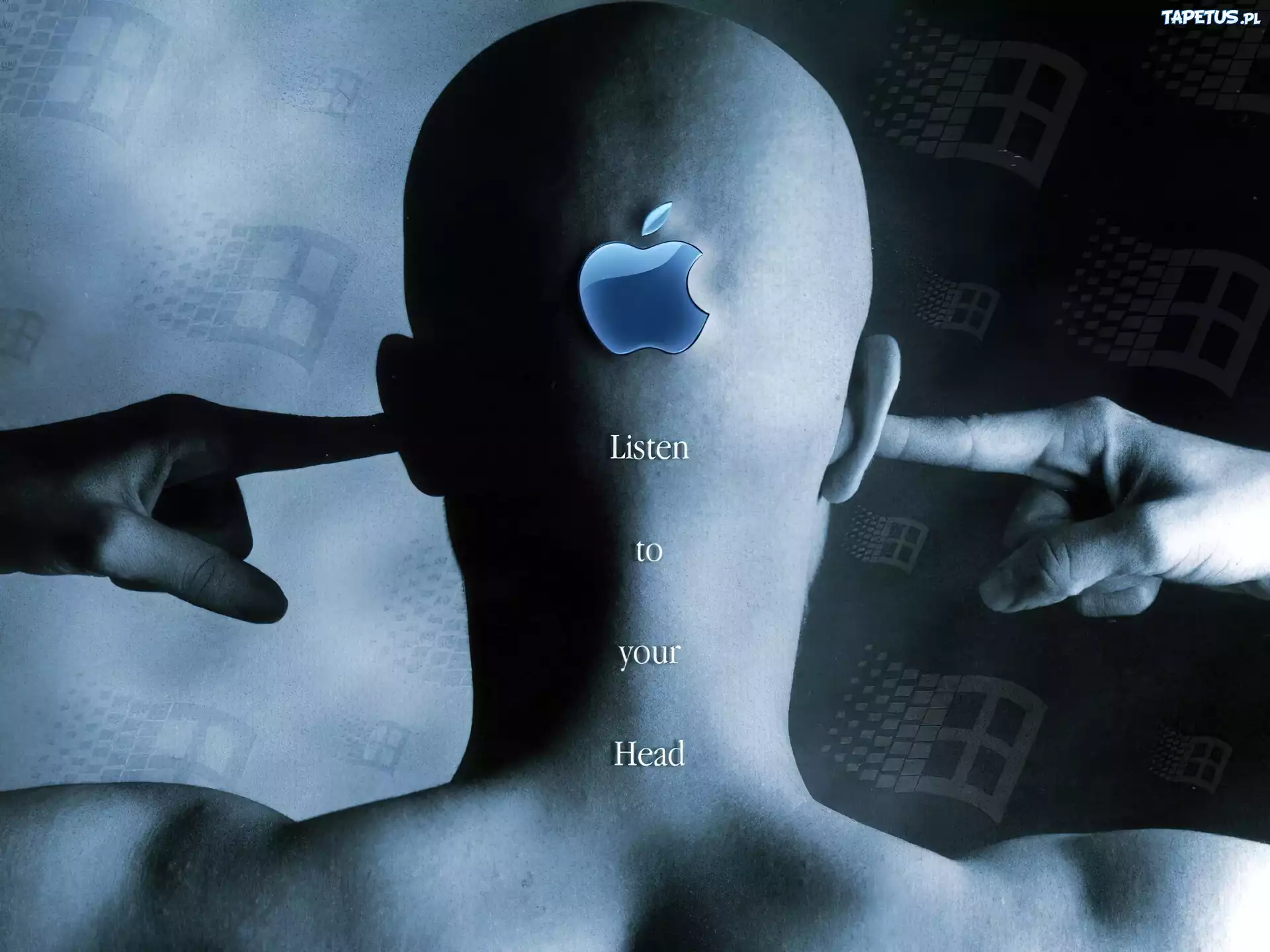 Głowa, Uszy, Apple