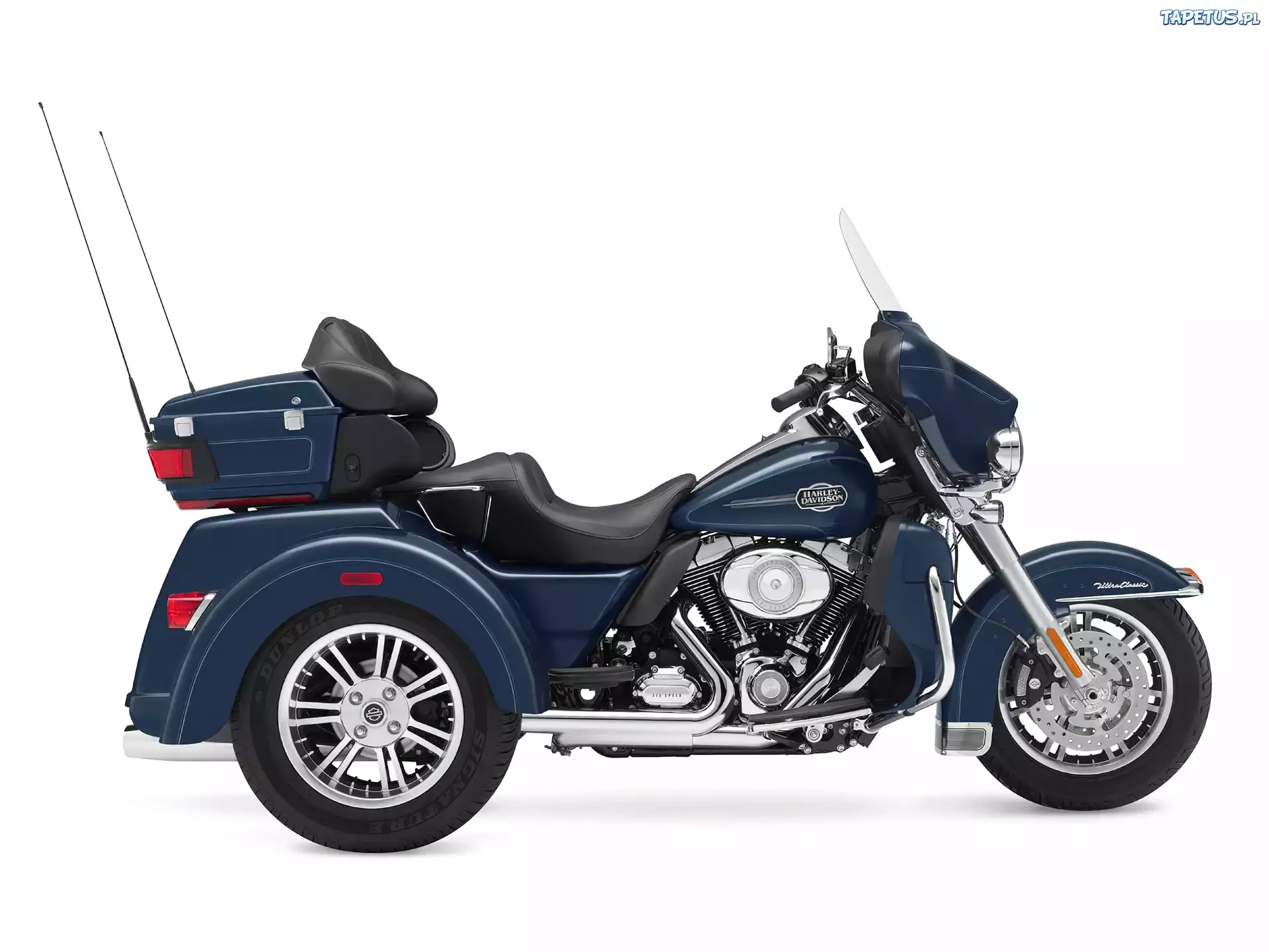 Harley Davidson Tri Glide Ultra Classic, Opony, Dunlop