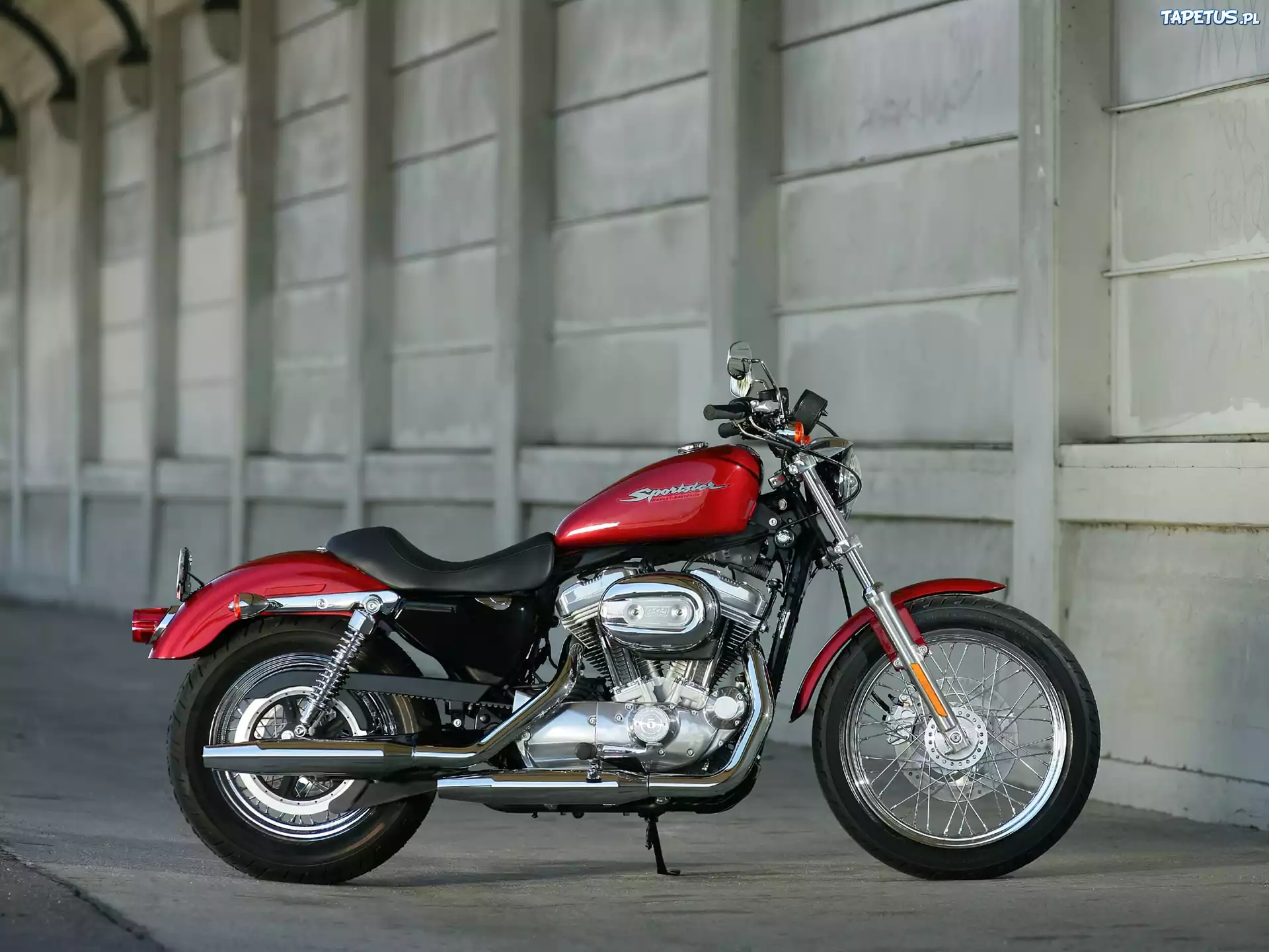 Harley Davidson XL883 Sportster, Dekle, Silnika