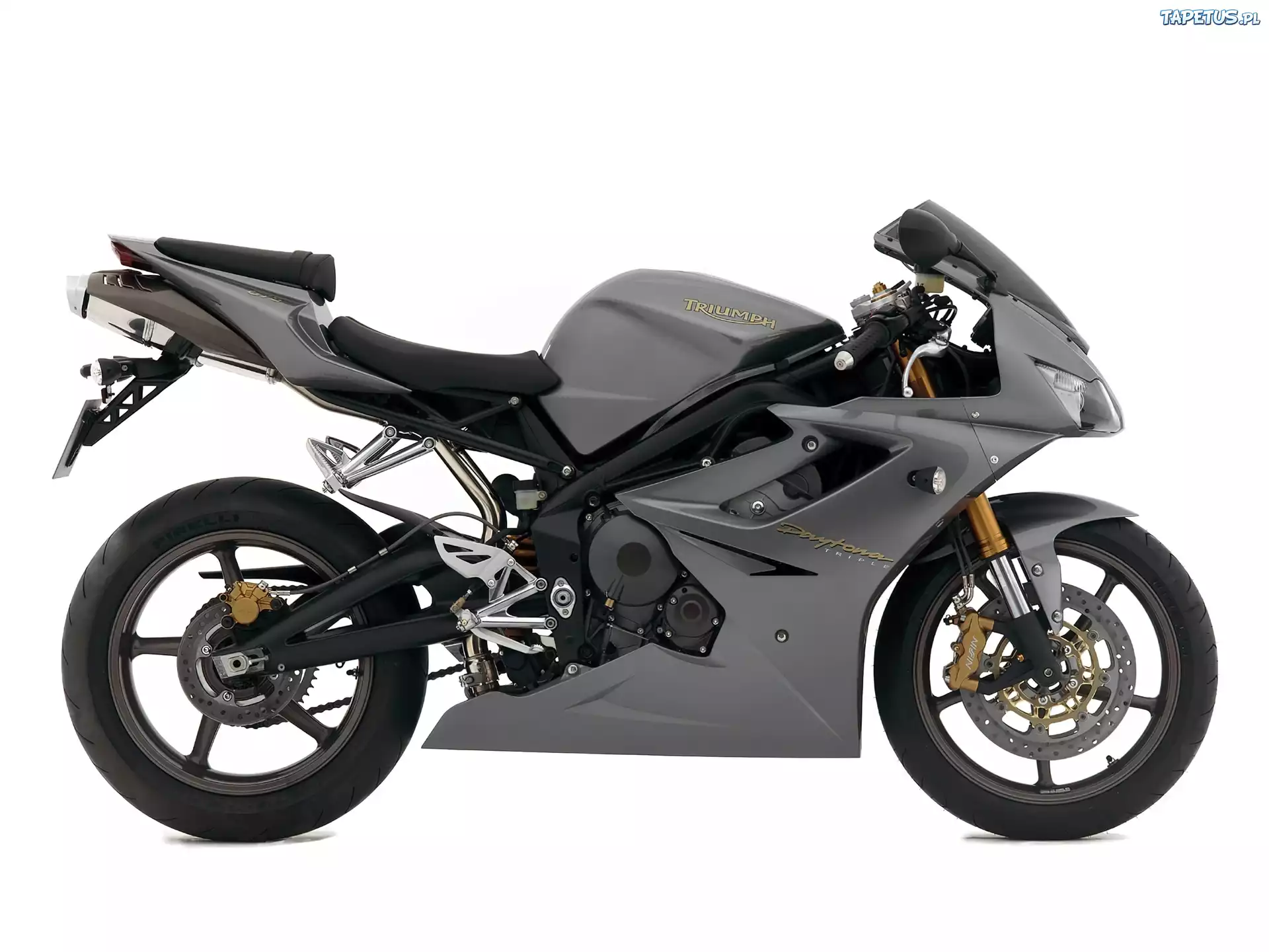 Ścigacz, Triumph Daytona 675, Klamki