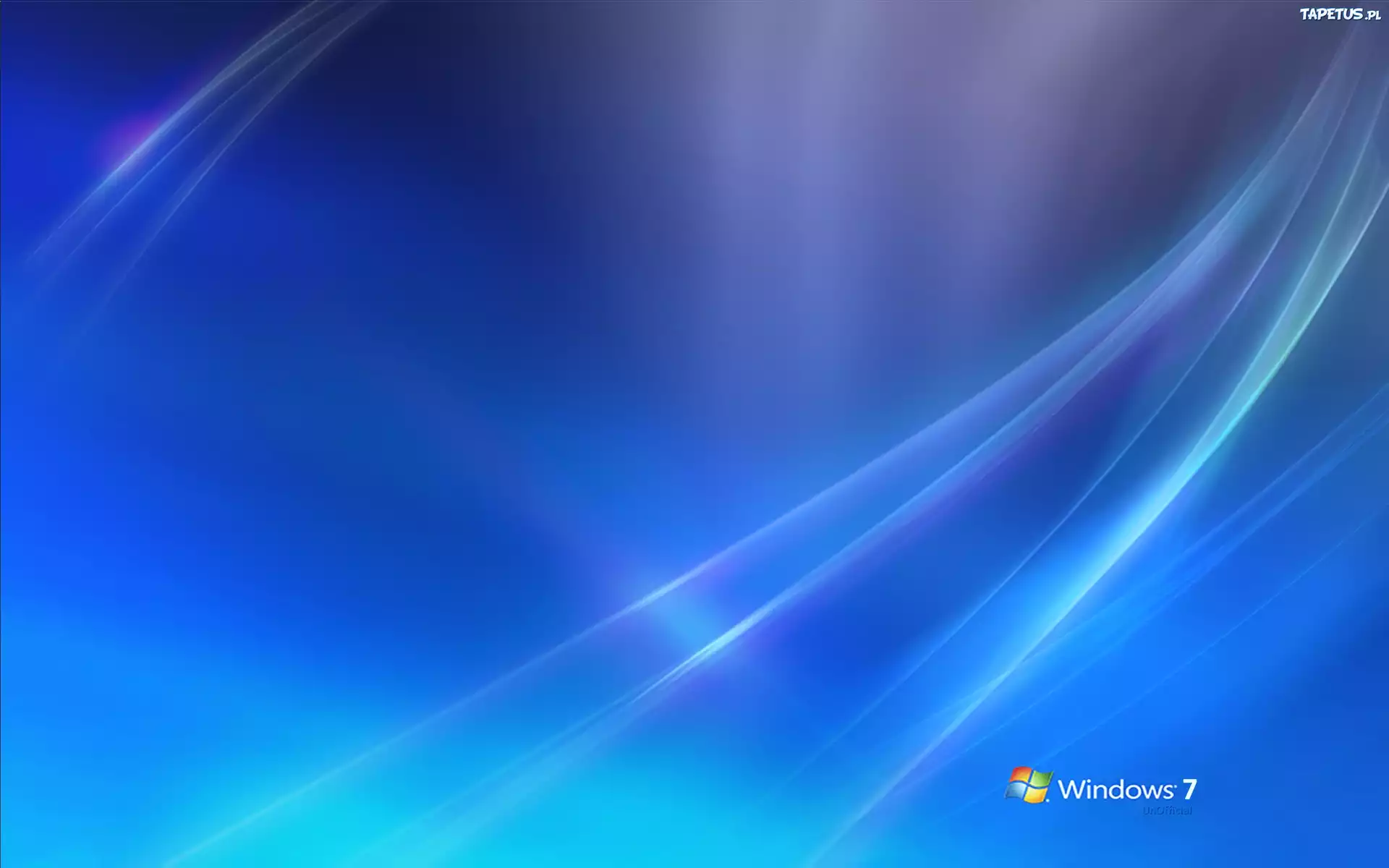 Niebieskie, Tło, Windows 7