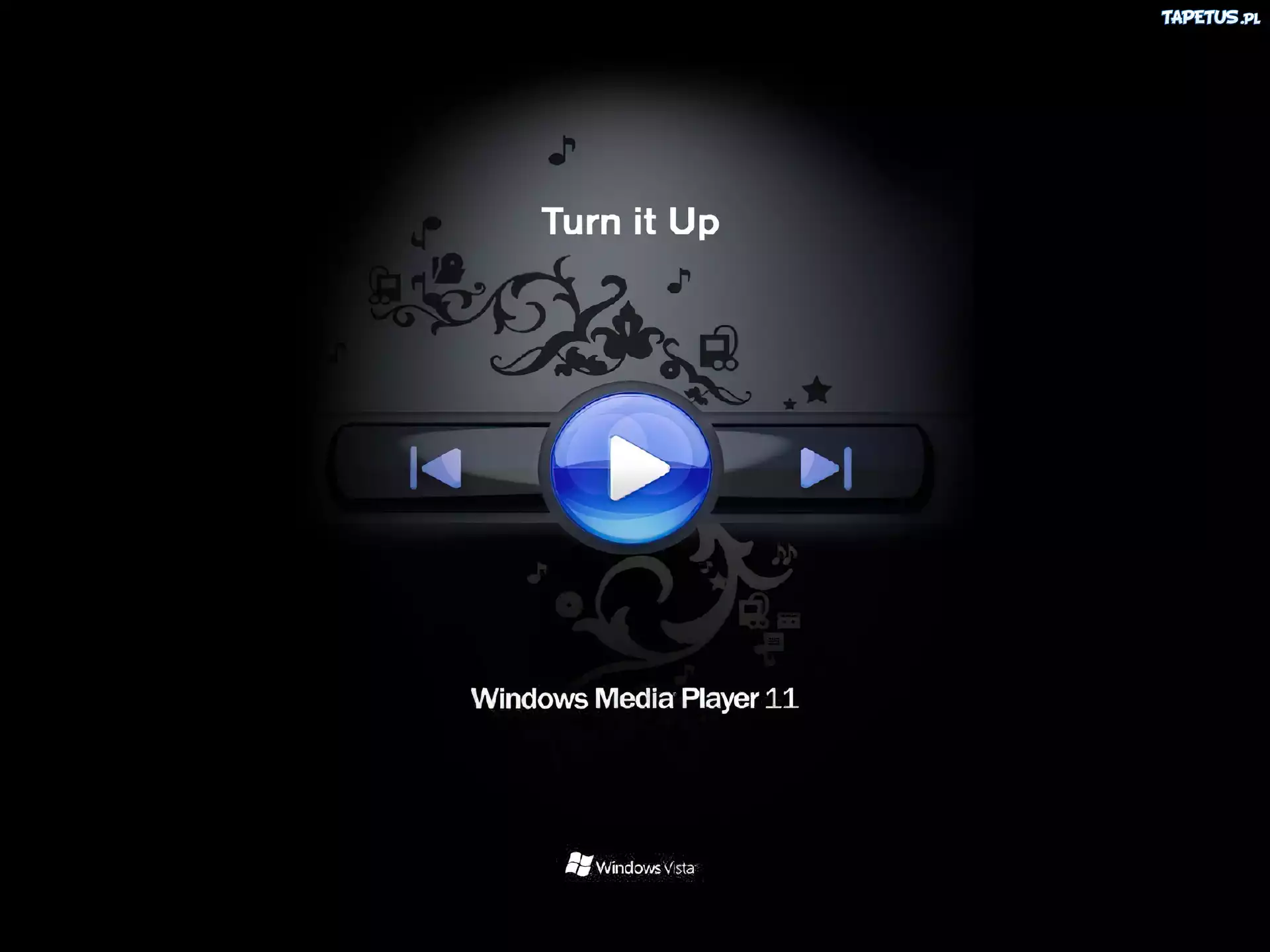 Windows Media Player, play, ornament, nuty