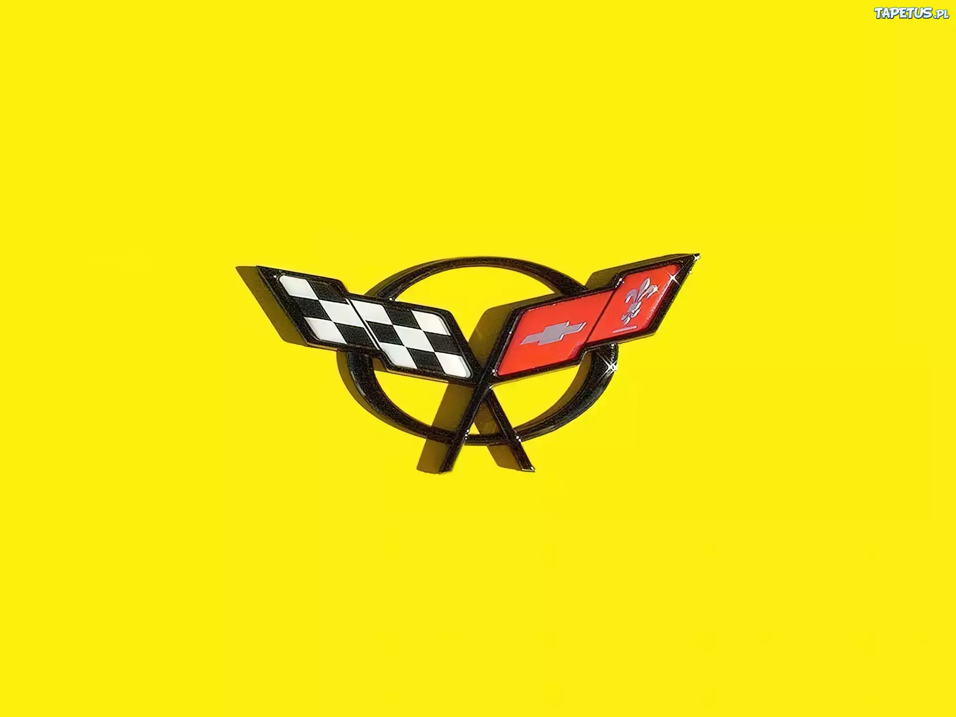 Chevrolet,znaczek , flagi