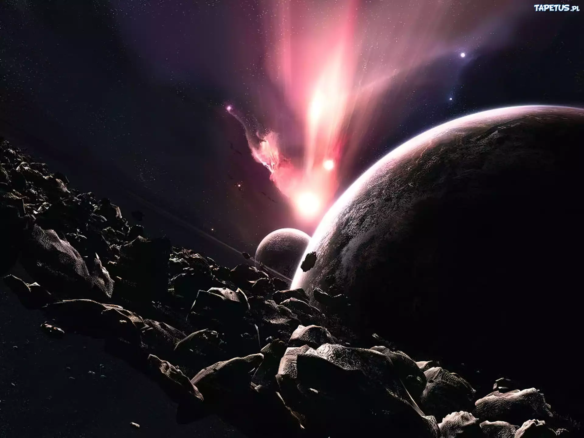 Zderzenie, Planet