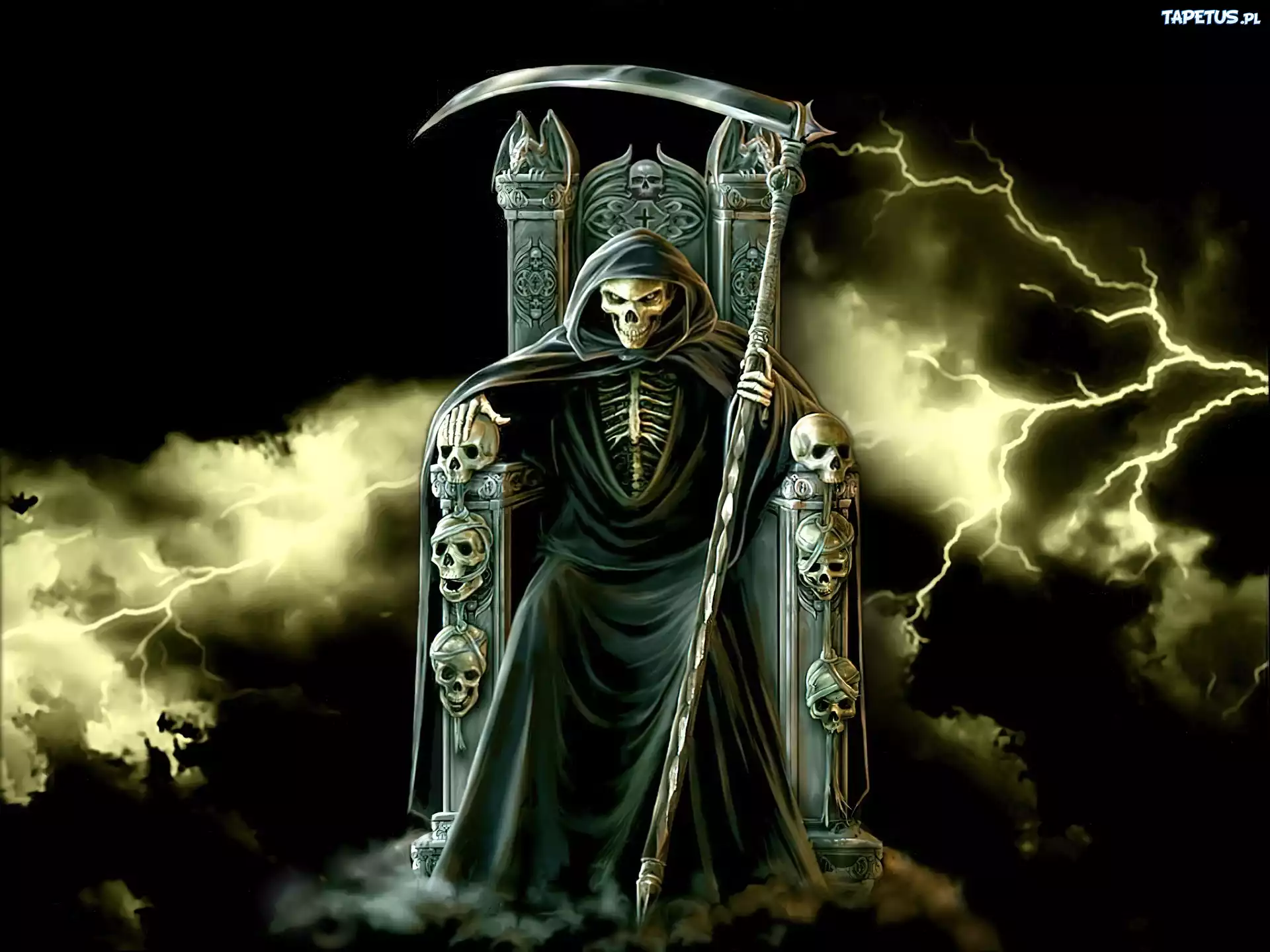 Kostucha, Tron