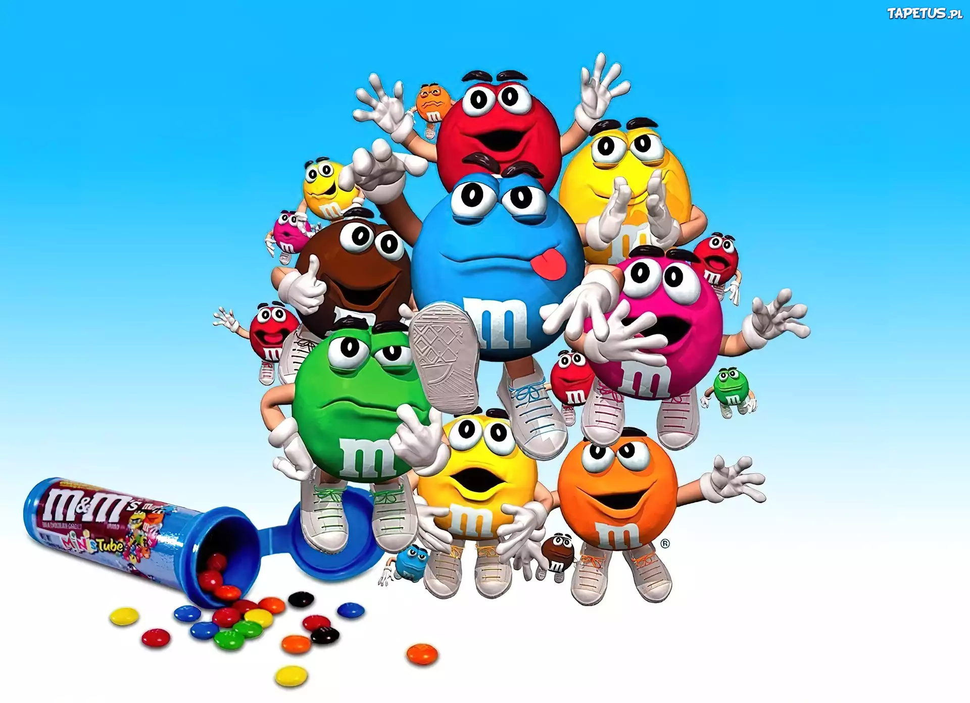 M&M, Draże, Rodzinka, Tubka
M&Ms