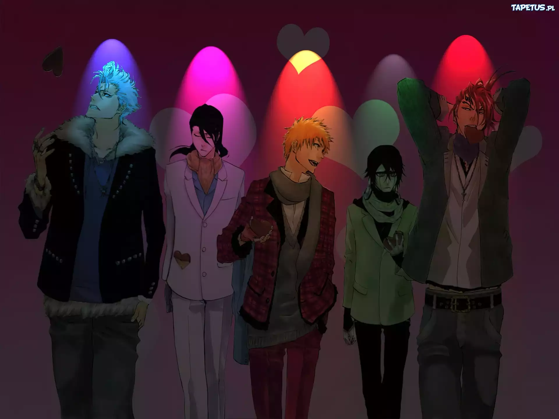 Postacie, Kolory, Bleach