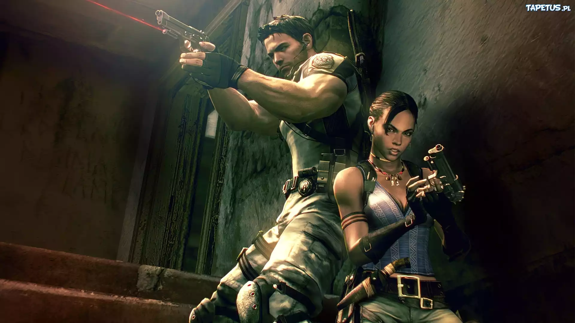 Chris, Sheva, Resident Evil 5