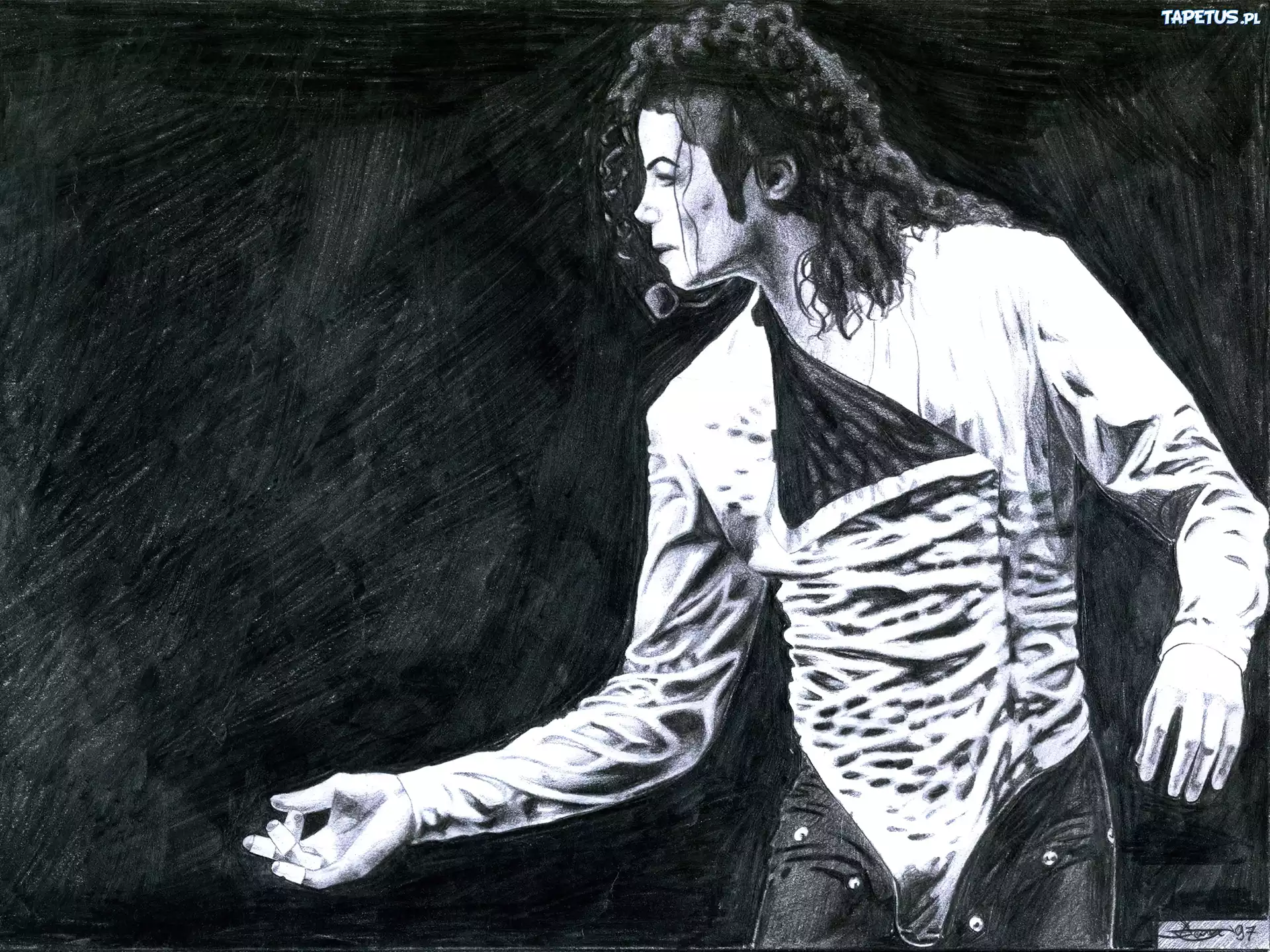 Michael Jackson, Szkic