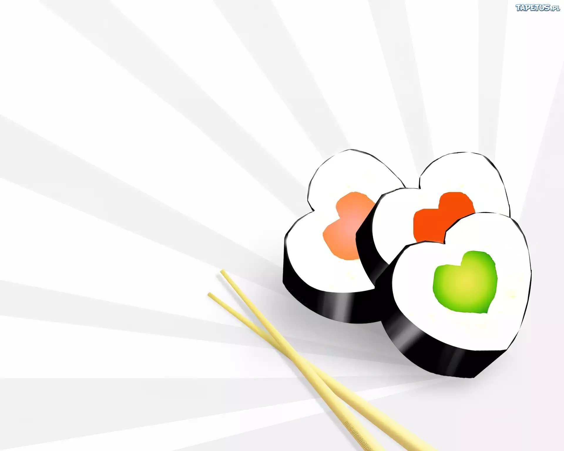 Sushi, Serduszka, Pałeczki