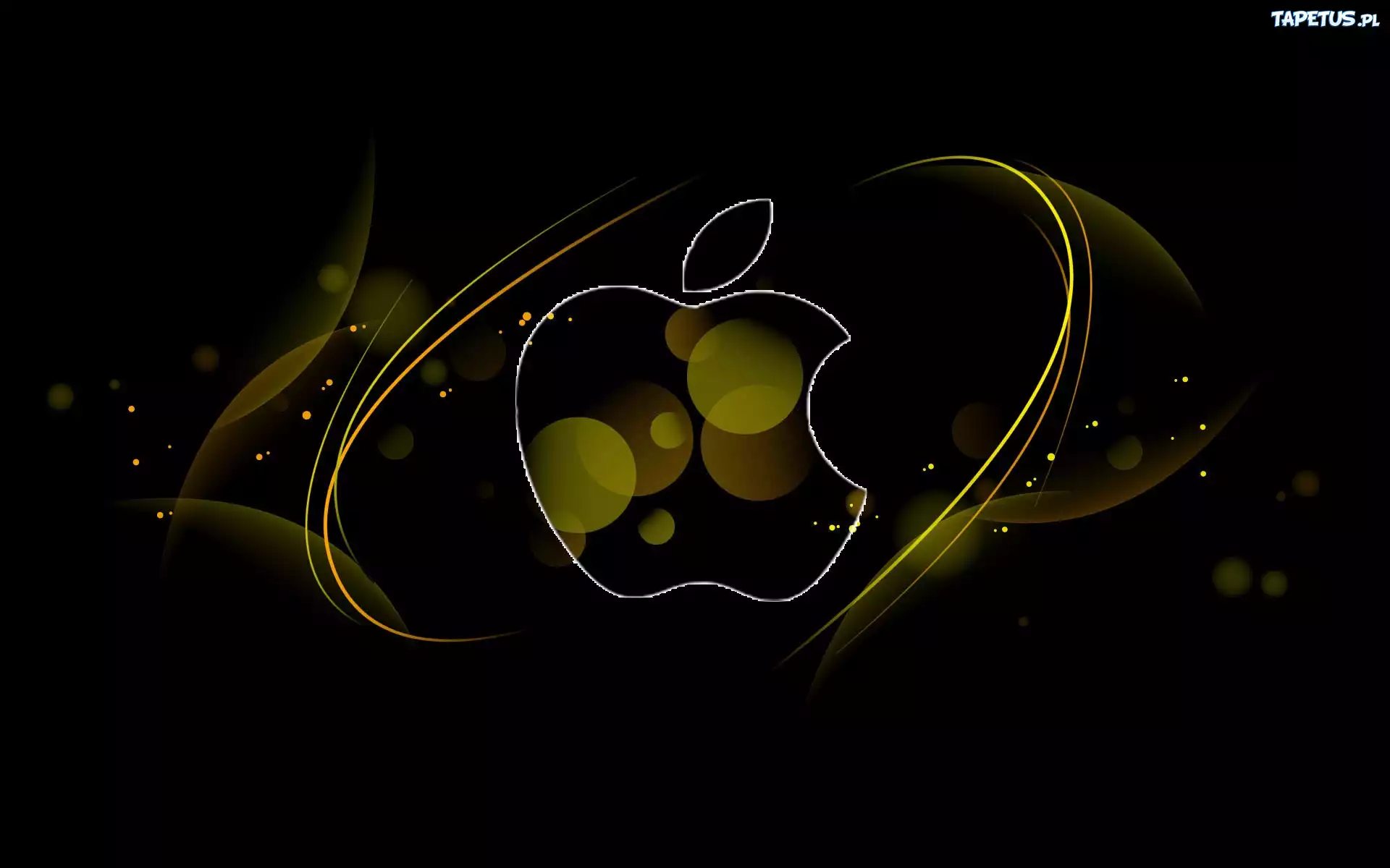 Pixel, Czarne, Tło, Apple