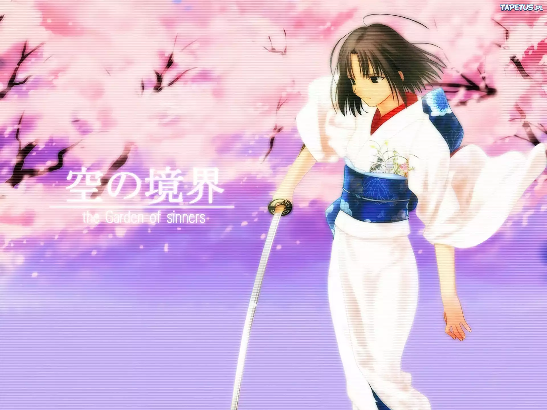 Sakura Wars, ciemne włosy, miecz
