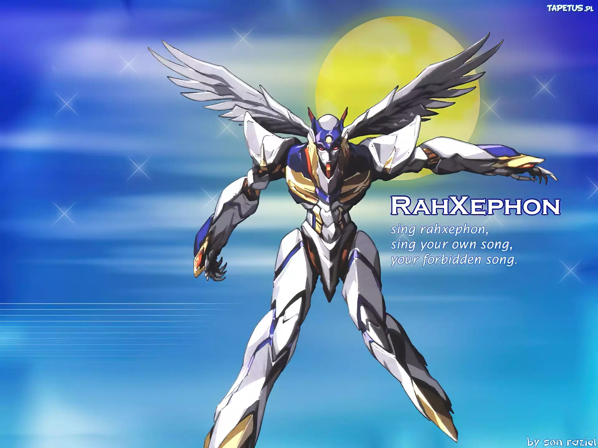 Rahxephon, śpiew, postać