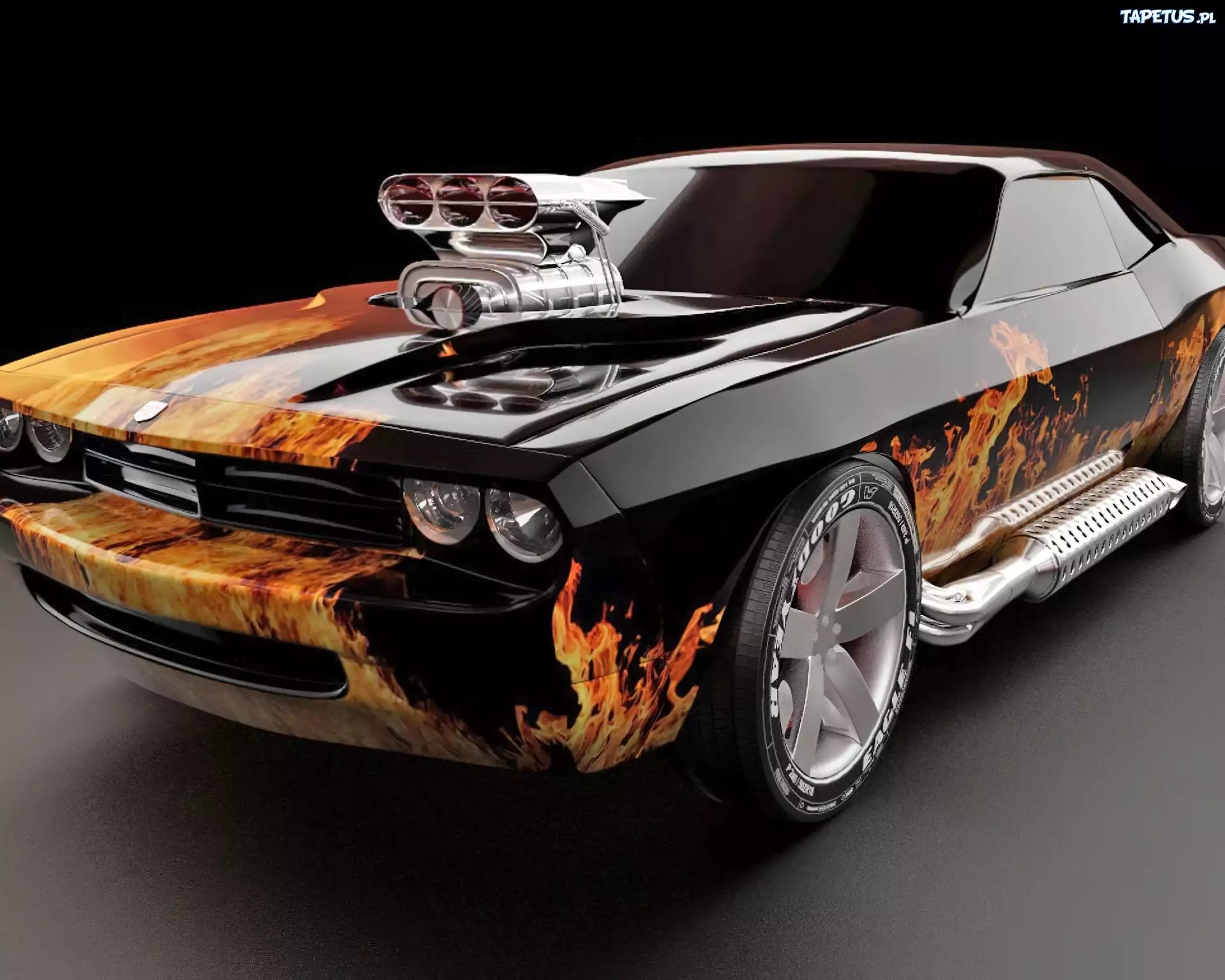 Dodge Challenger, Płomienie