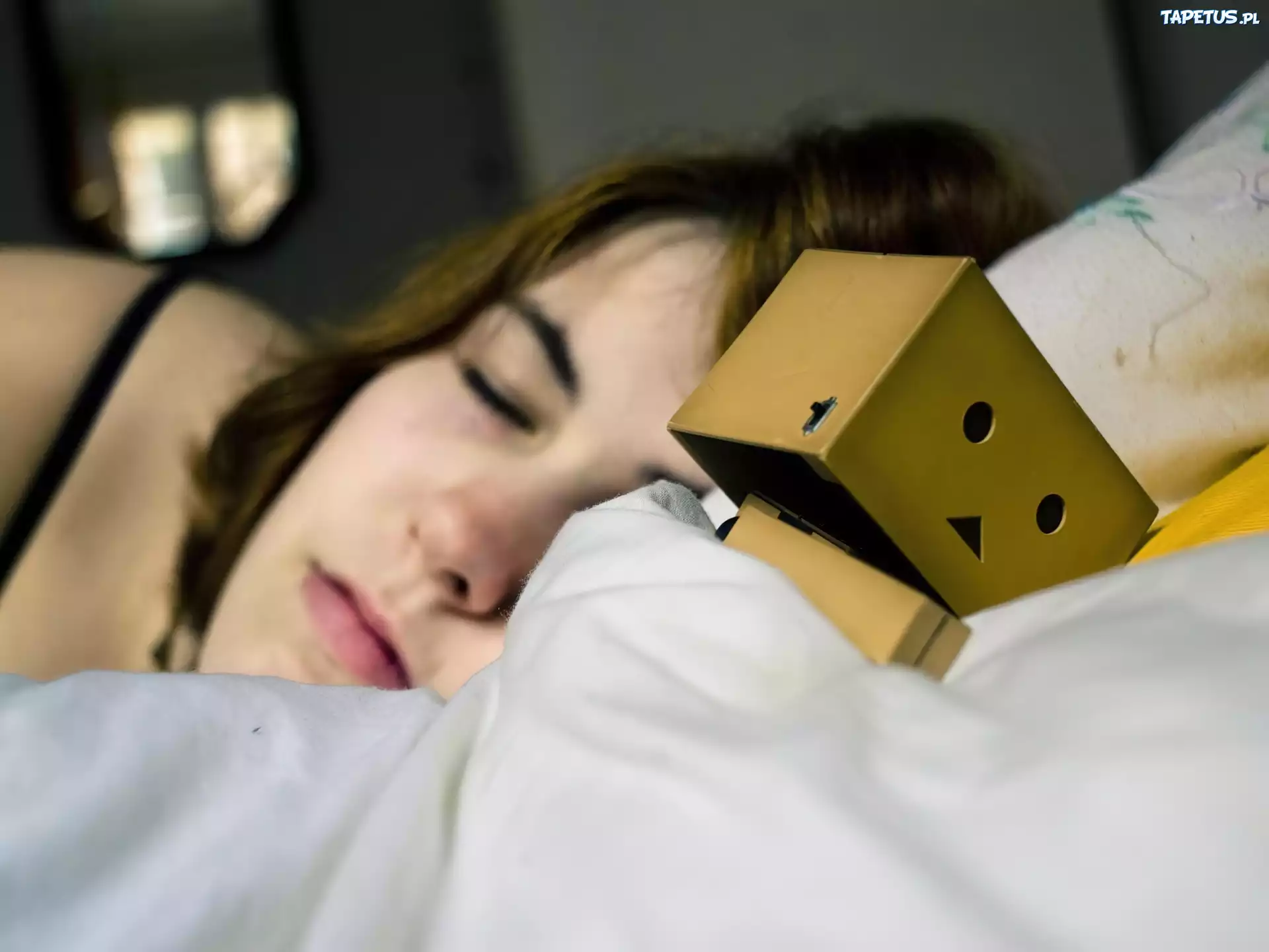 Śpiący, Ludzik, Danbo, Kobieta