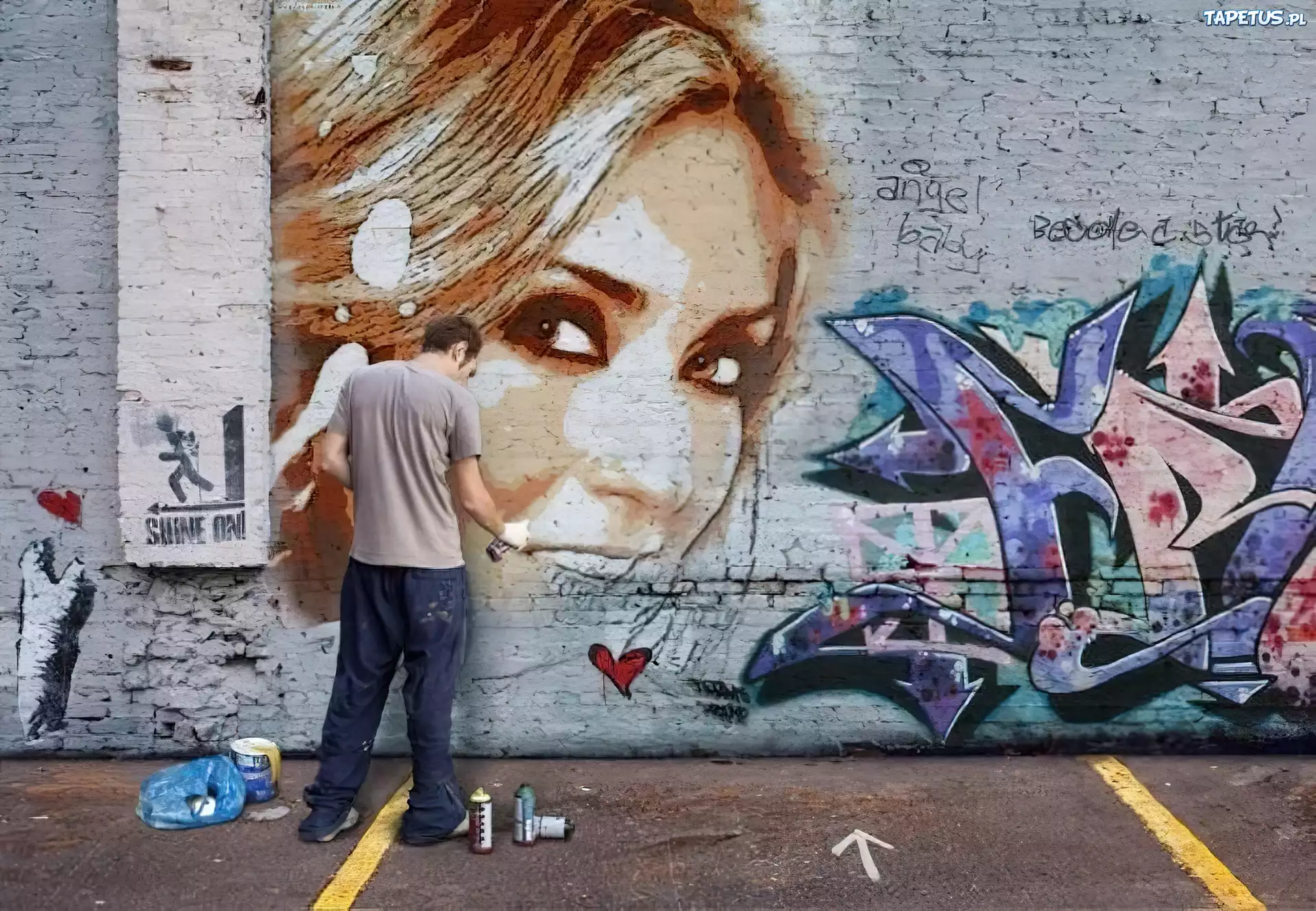Anahi, Kobieta, RBD, Graffiti