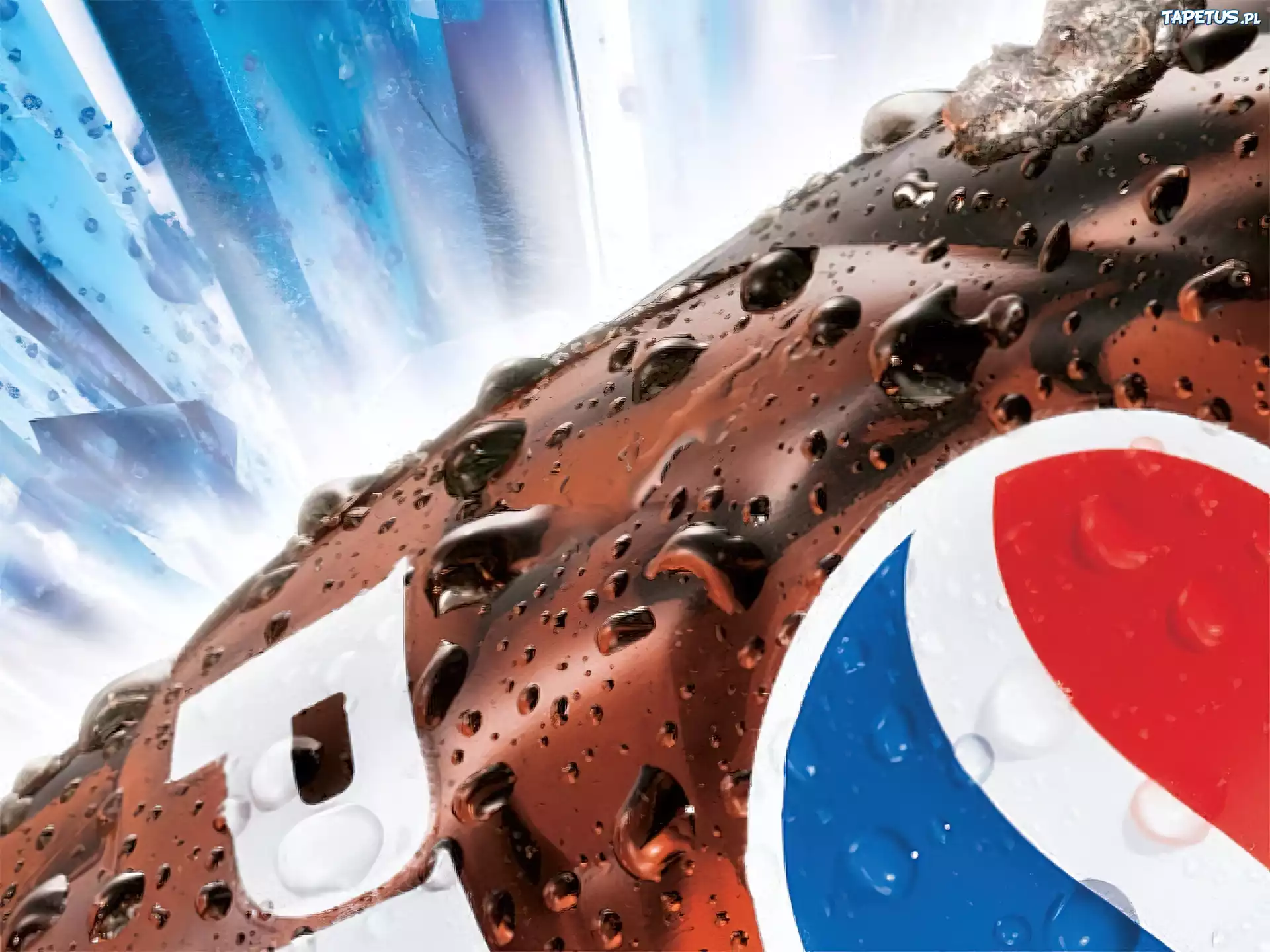 Butelka, Krople, Pepsi