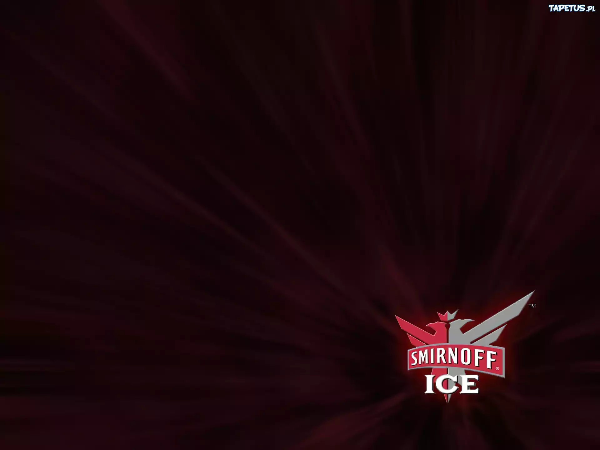 Smirnoff, Logo, Bordowe, Tło