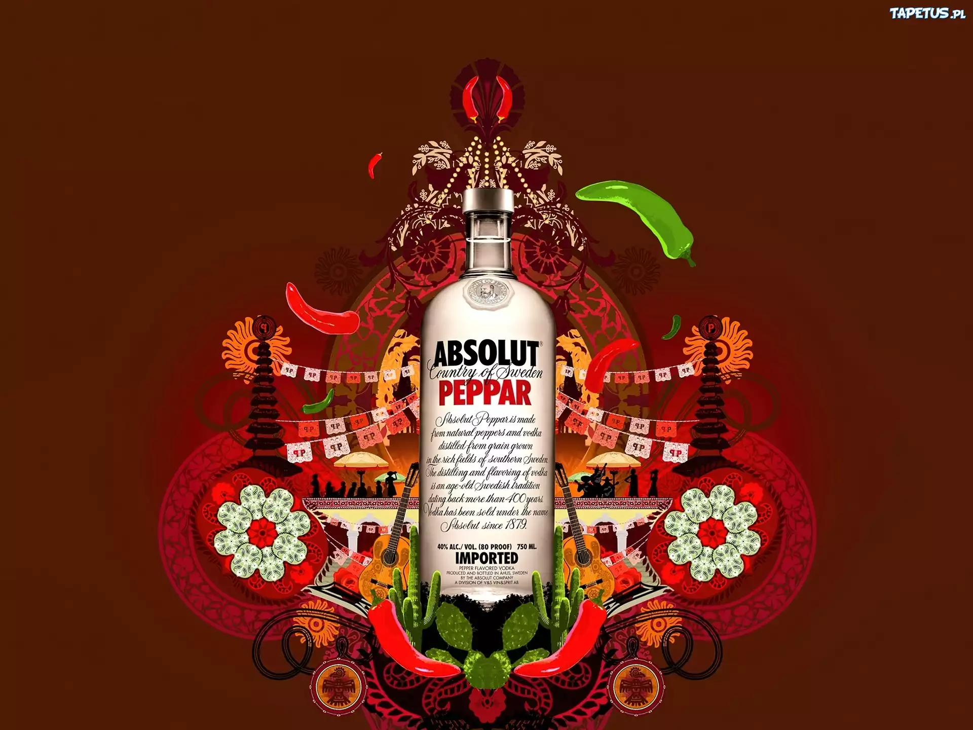 Absolut, Peppar, Papryczki, Chili