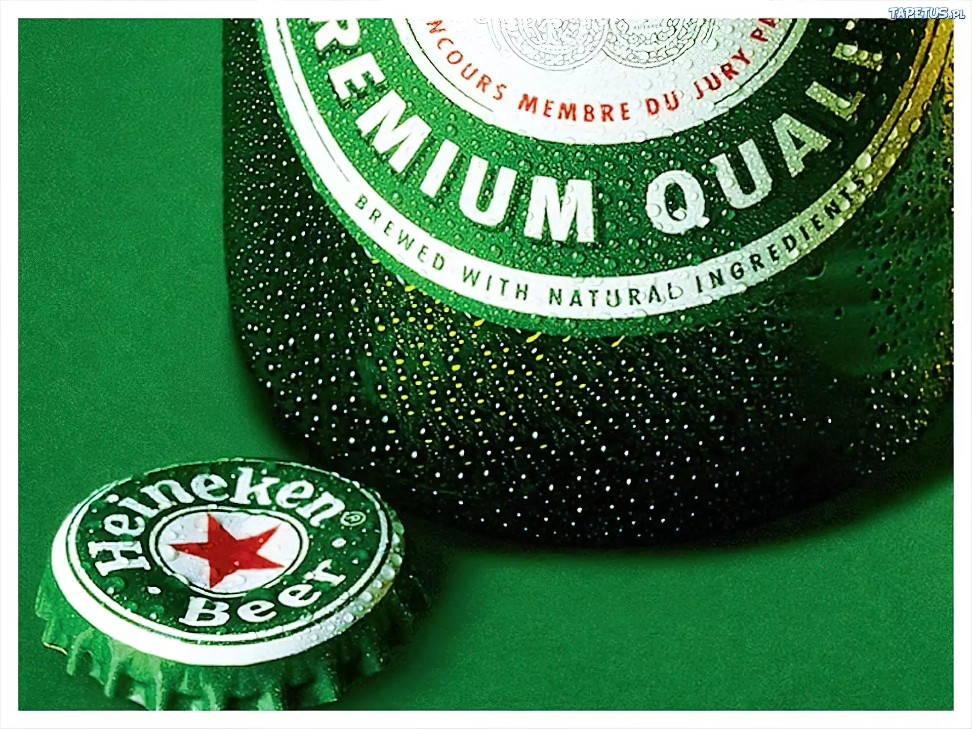 Butelka, Kapsel, Logo, Heineken