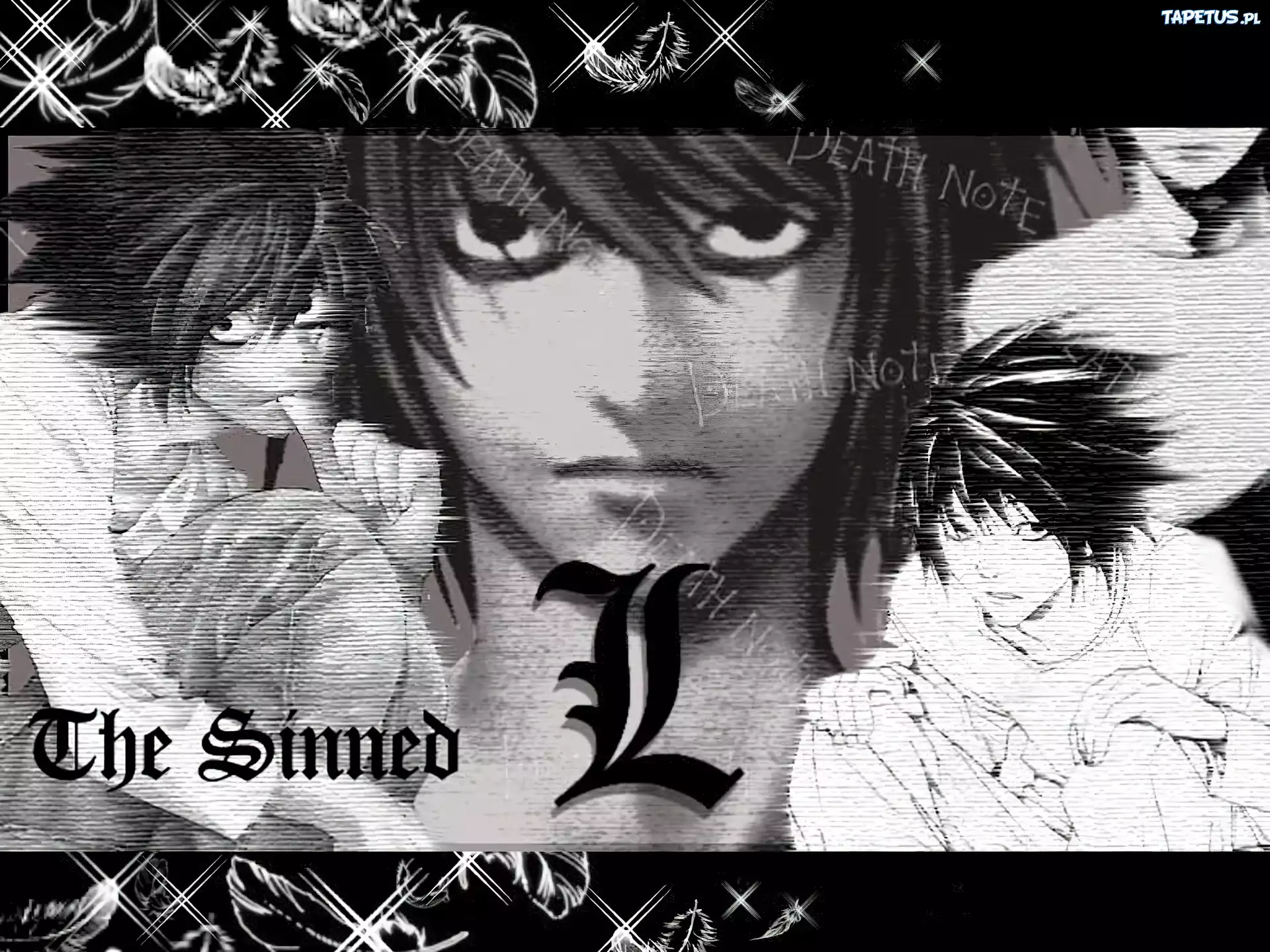 Death Note, rysunek, palec, strach, chłopak