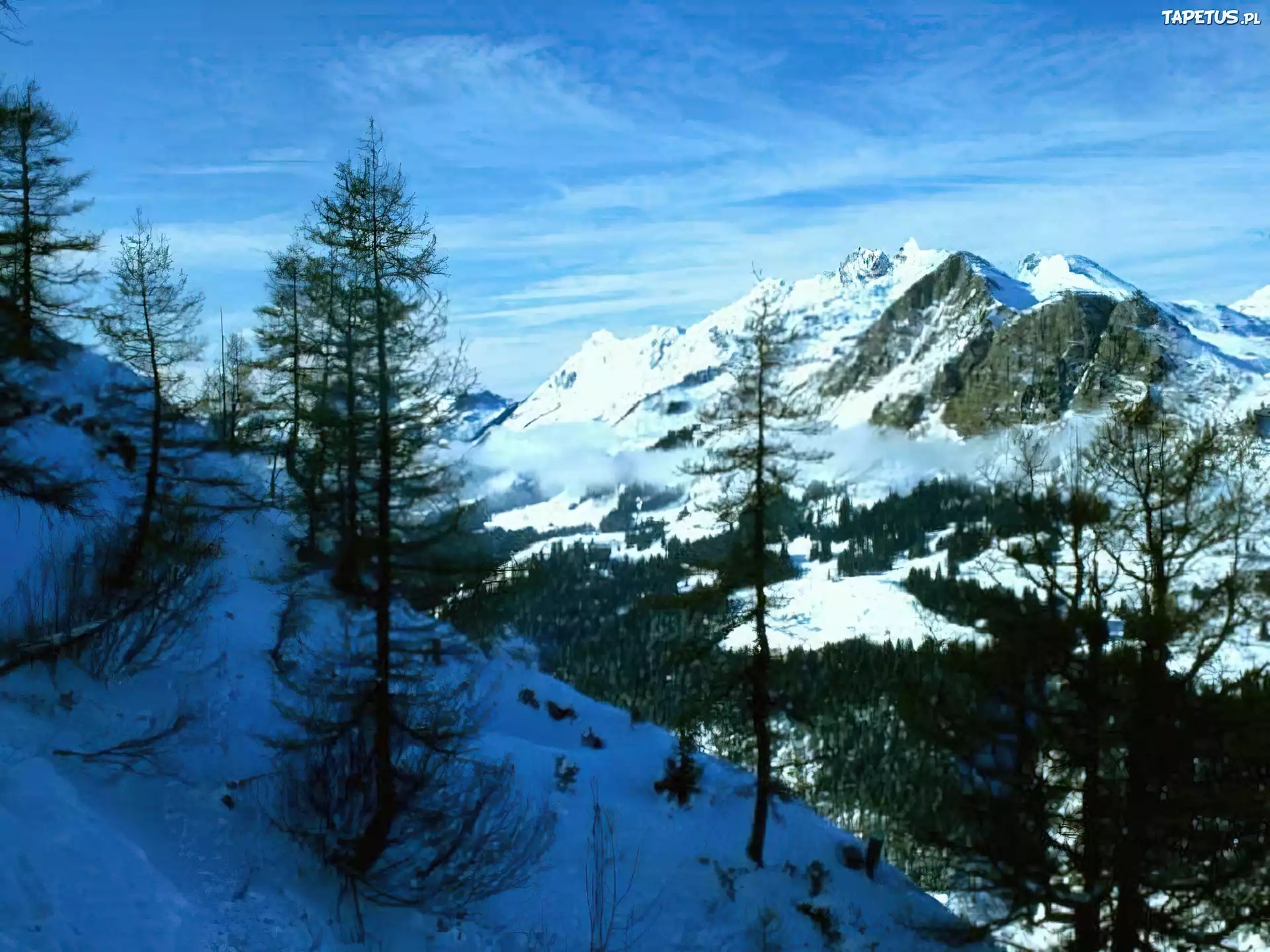 Zima, Góry, Śnieg