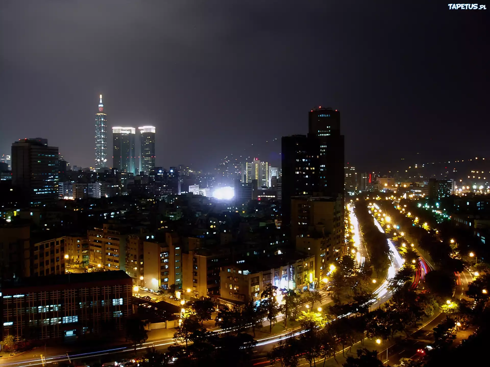 Taipei, Ulica, Noc