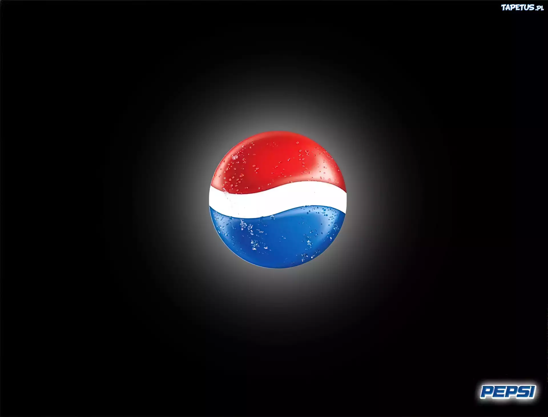 Znak, Firmowy, Pepsi, Czarne, Tło