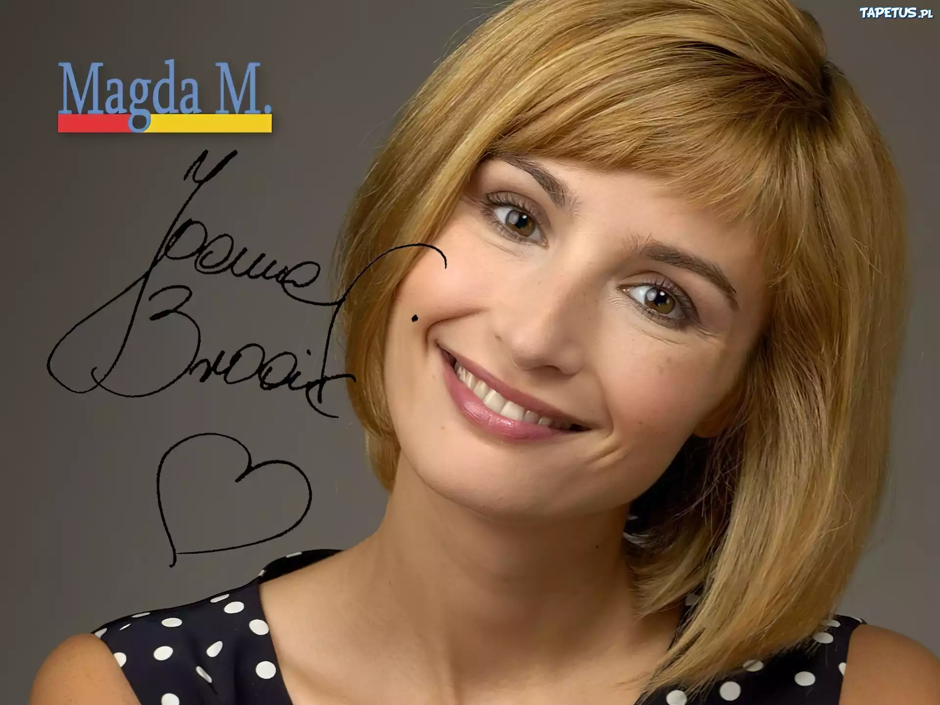Magda M, Joanna Brodzik, uśmiech