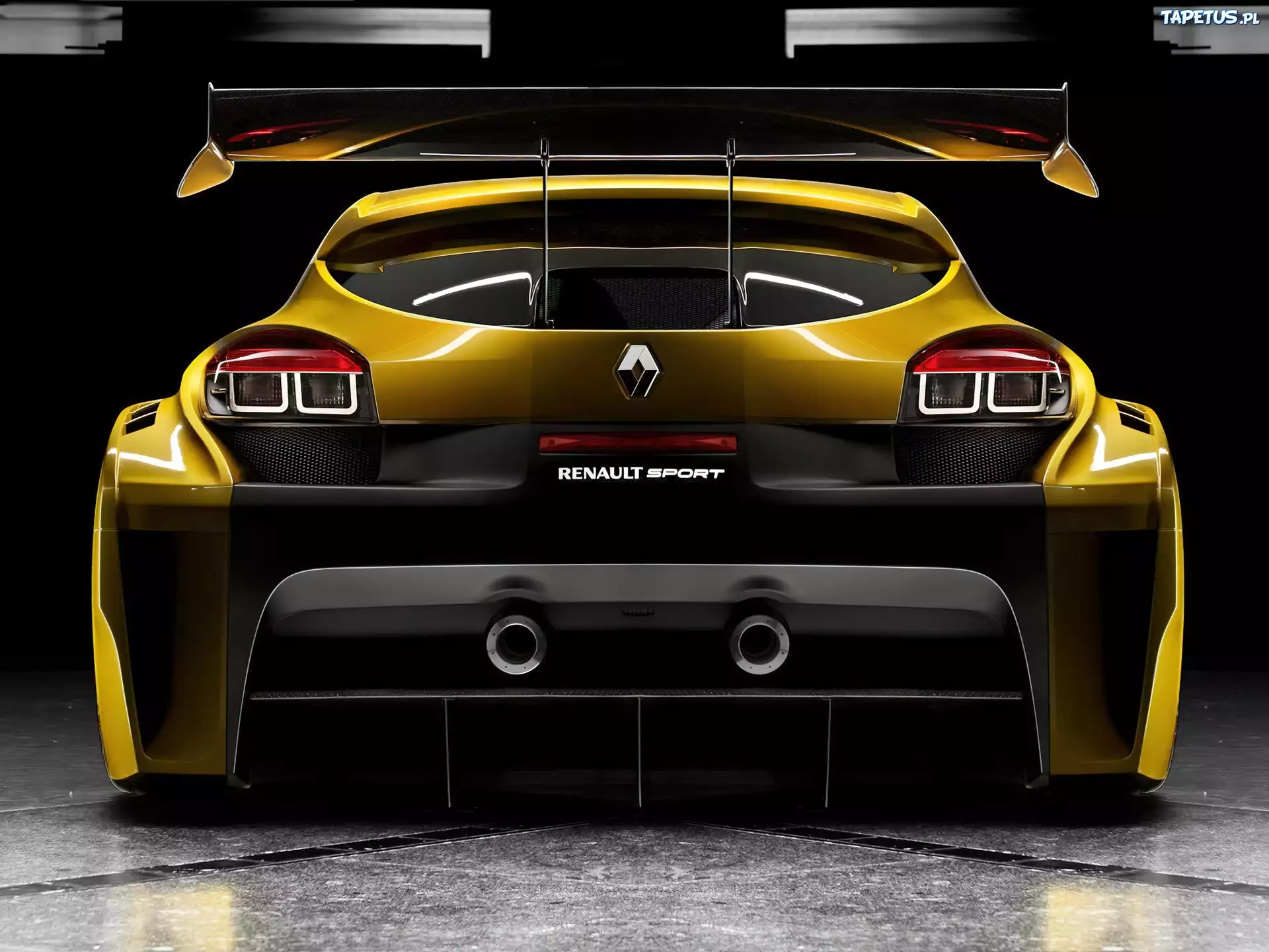 Renault Megane Trophy, Tył, Dyfuzor