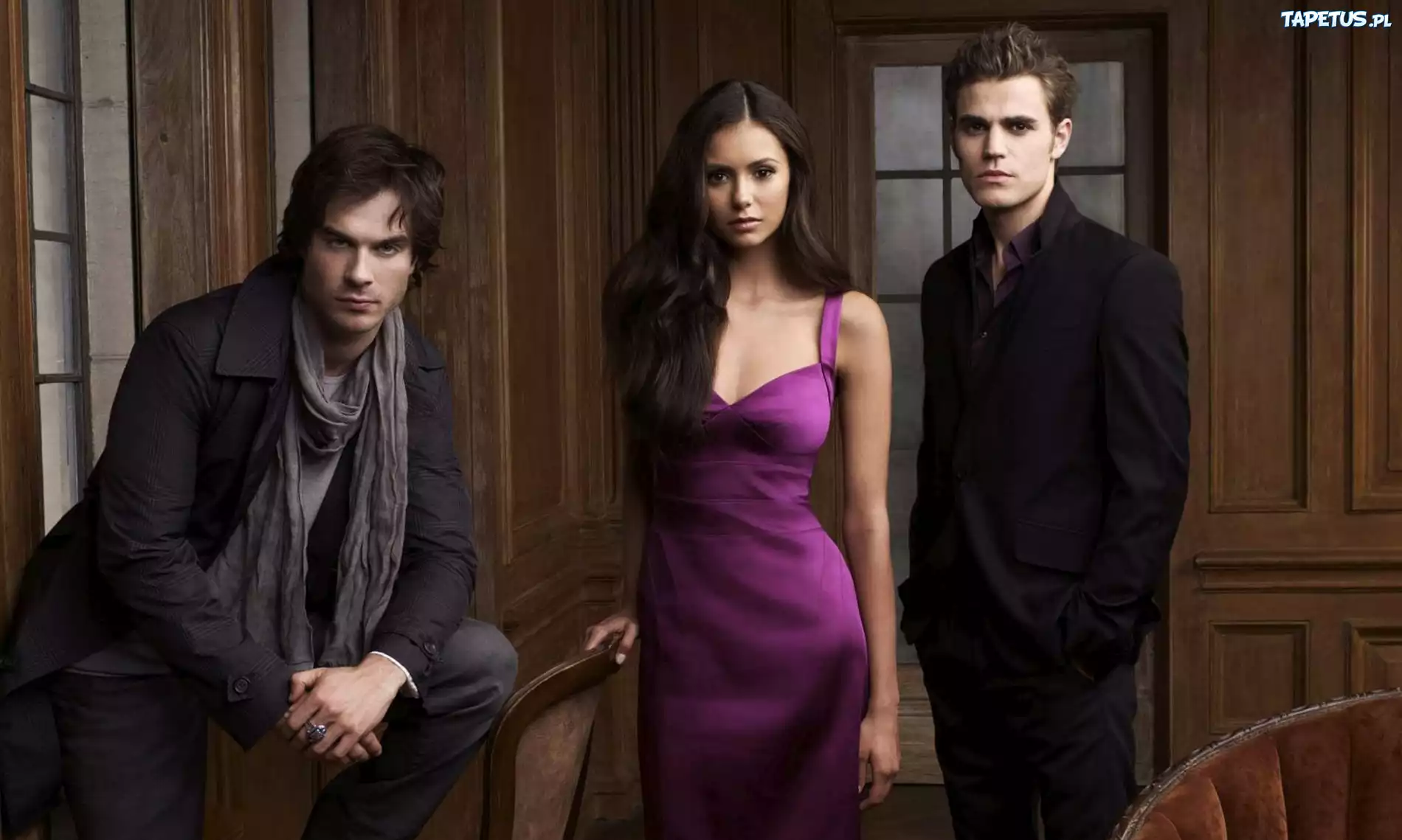 Pamiętnik Wampirów, Stefan, Damon, Elena