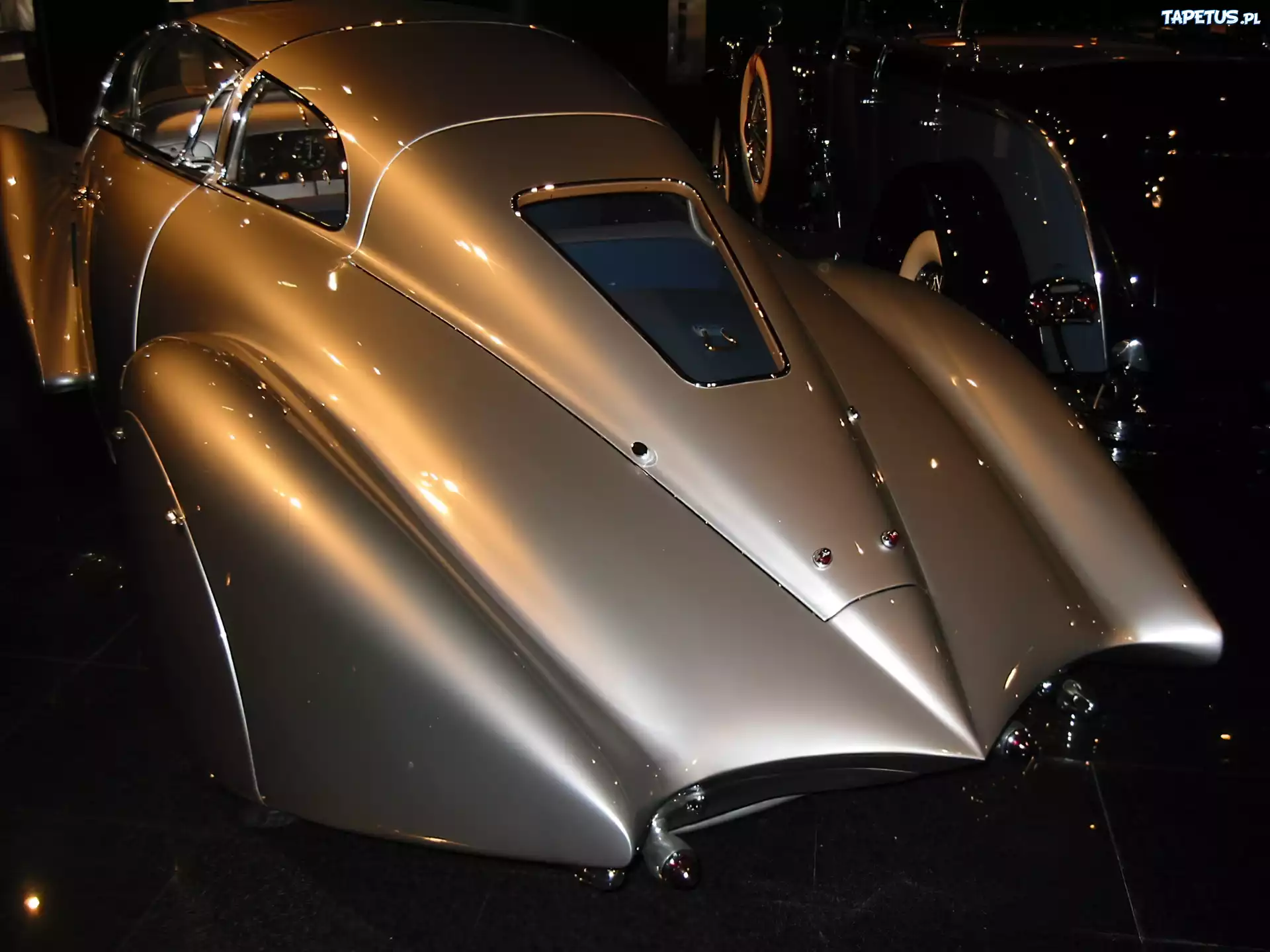 Hispano Suiza, tył , szyba