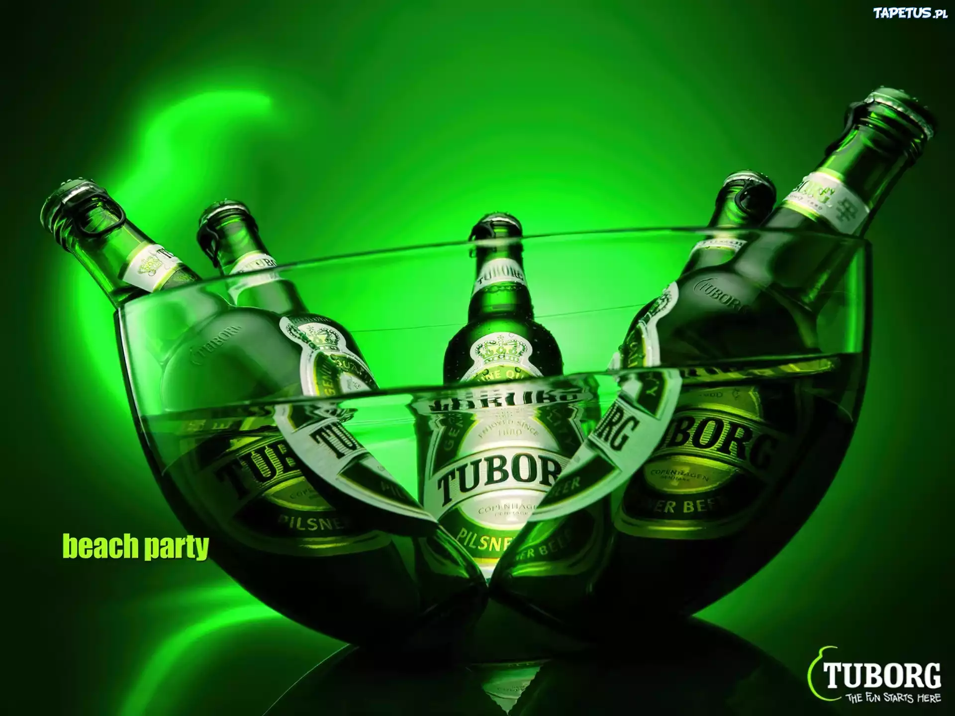 Piwo, Tuborg, Woda, Miska