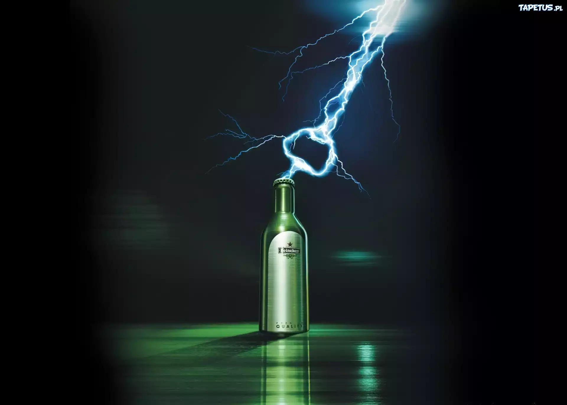 Butelka, Heineken, Błyskawica