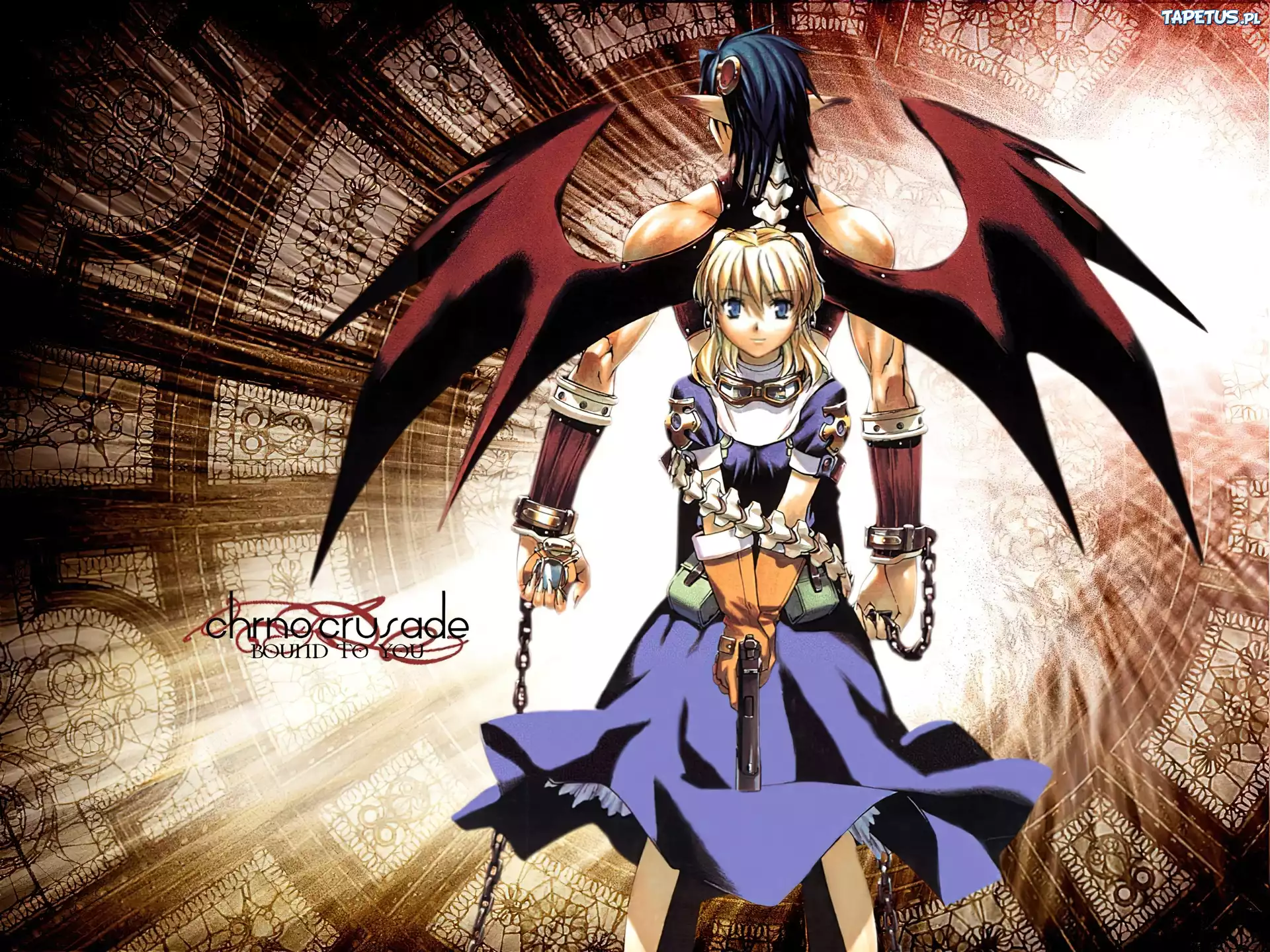 Chrono Crusade, kobieta, postać, skrzydła