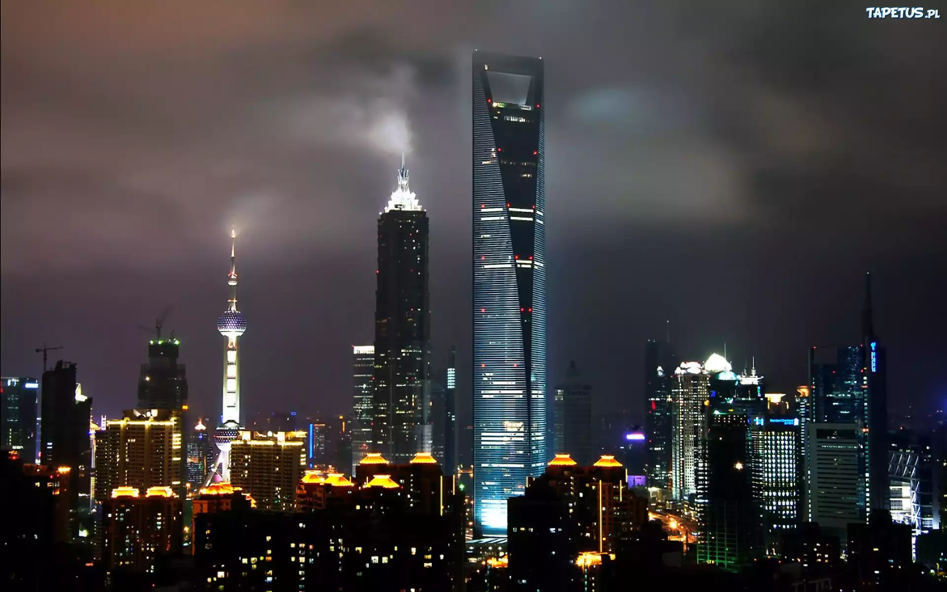 Chiny, Shanghai, World, Financial, Center