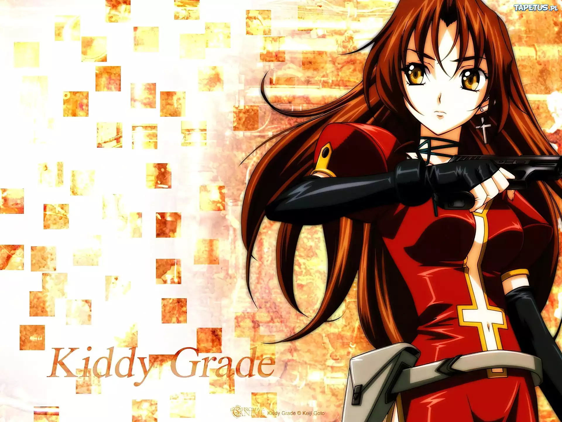 Kiddy Grade, kobieta, pistolet