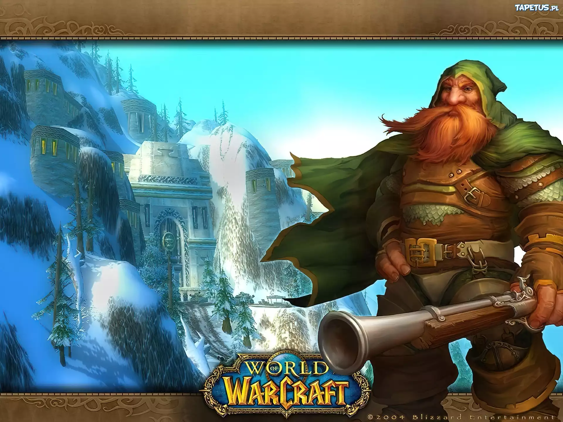 World Of Warcraft, mężczyzna, krasnolud, fantasy