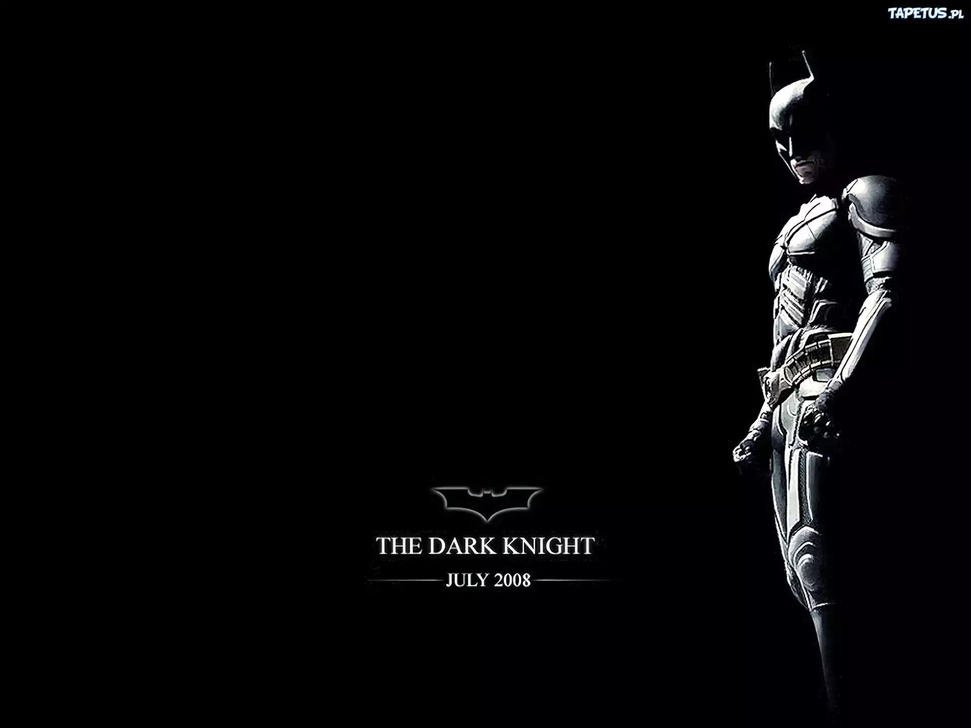 Batman Dark Knight, batman, czarne, tło