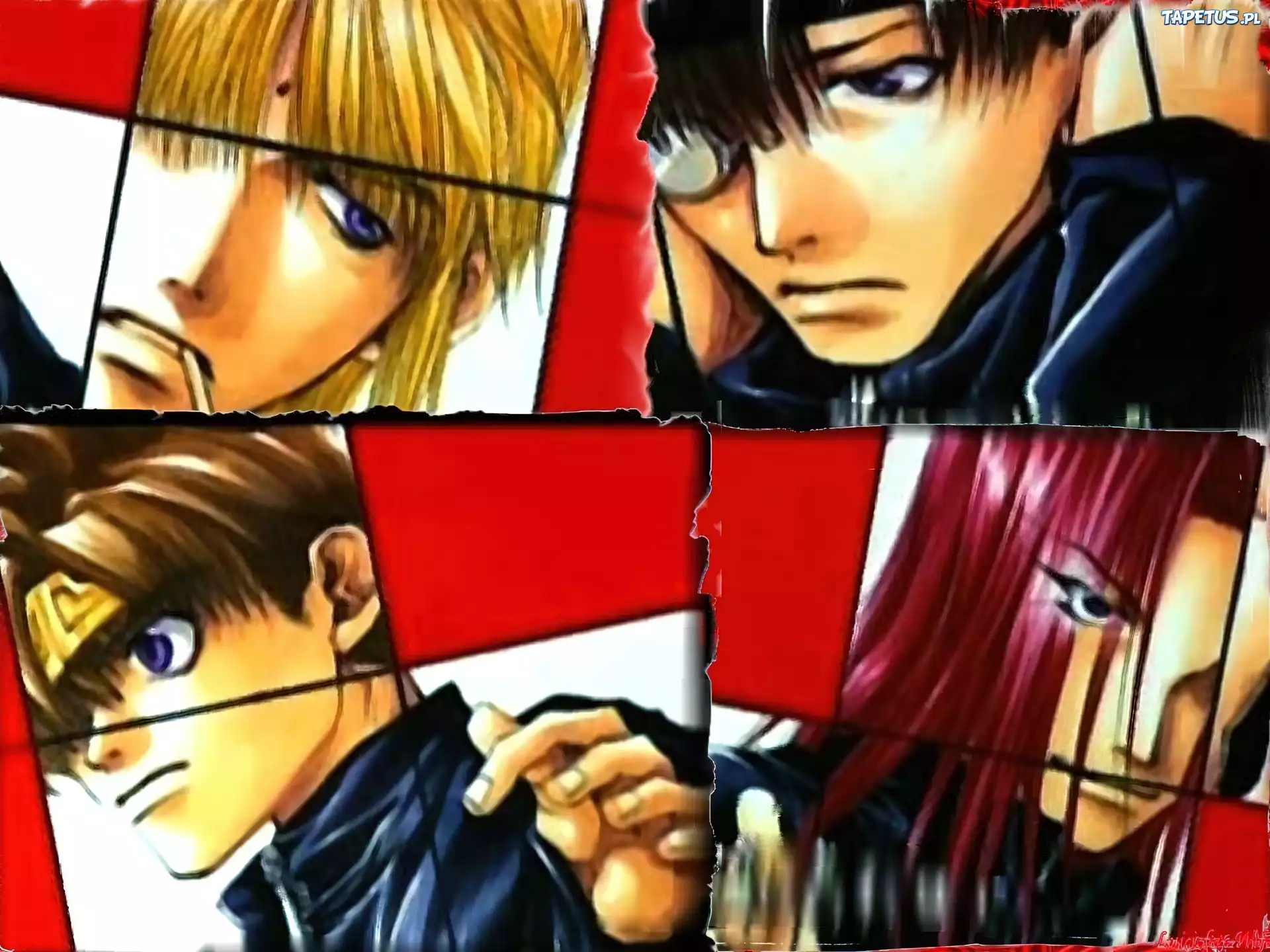 Saiyuki, wycinanka, ludzie