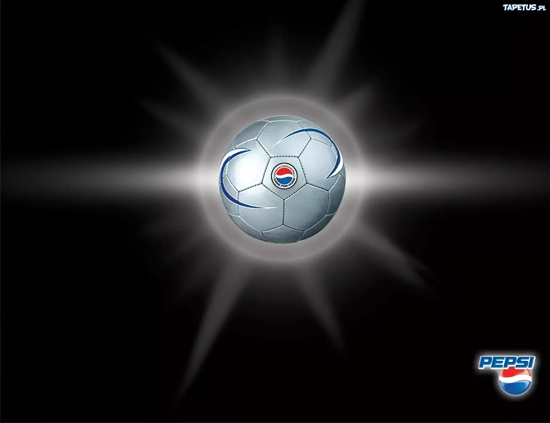 Logo, Pepsi, Piłka, Czarne, Tło